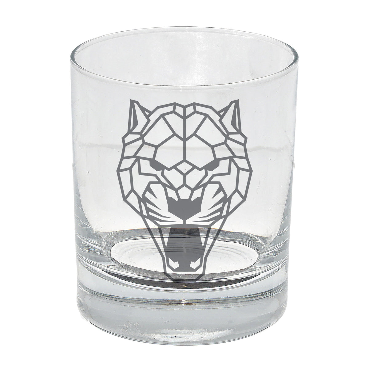 Panther Engraved Whisky Glass - Always Looking Good -