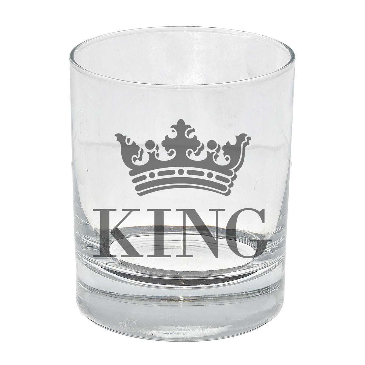 King Engraved Whisky Glass - Always Looking Good -
