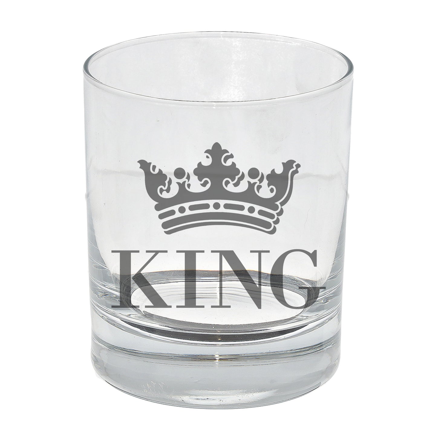 King Engraved Whisky Glass - Always Looking Good -