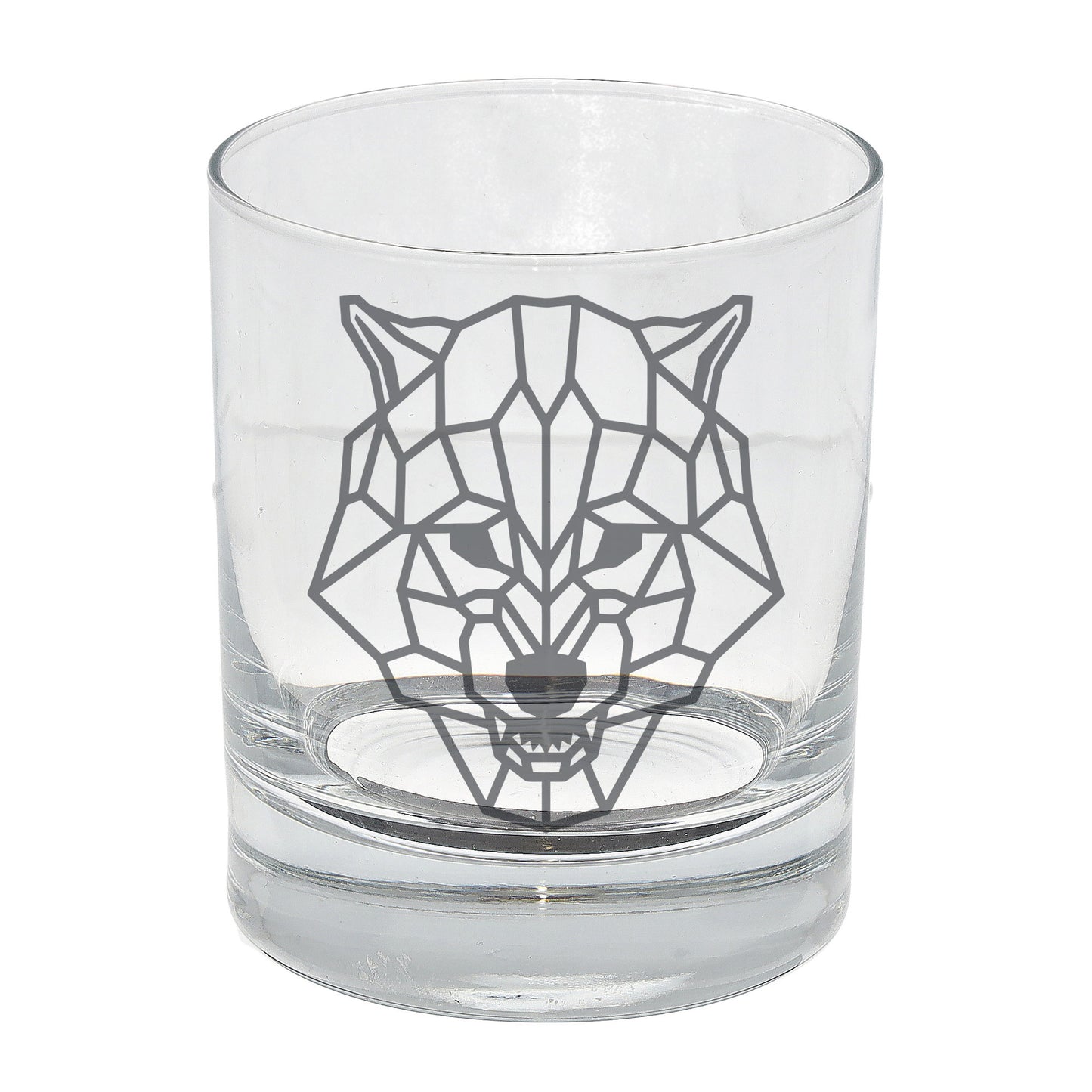 Wolf Engraved Whisky Tumbler Glass For Wolf Lovers - Always Looking Good -