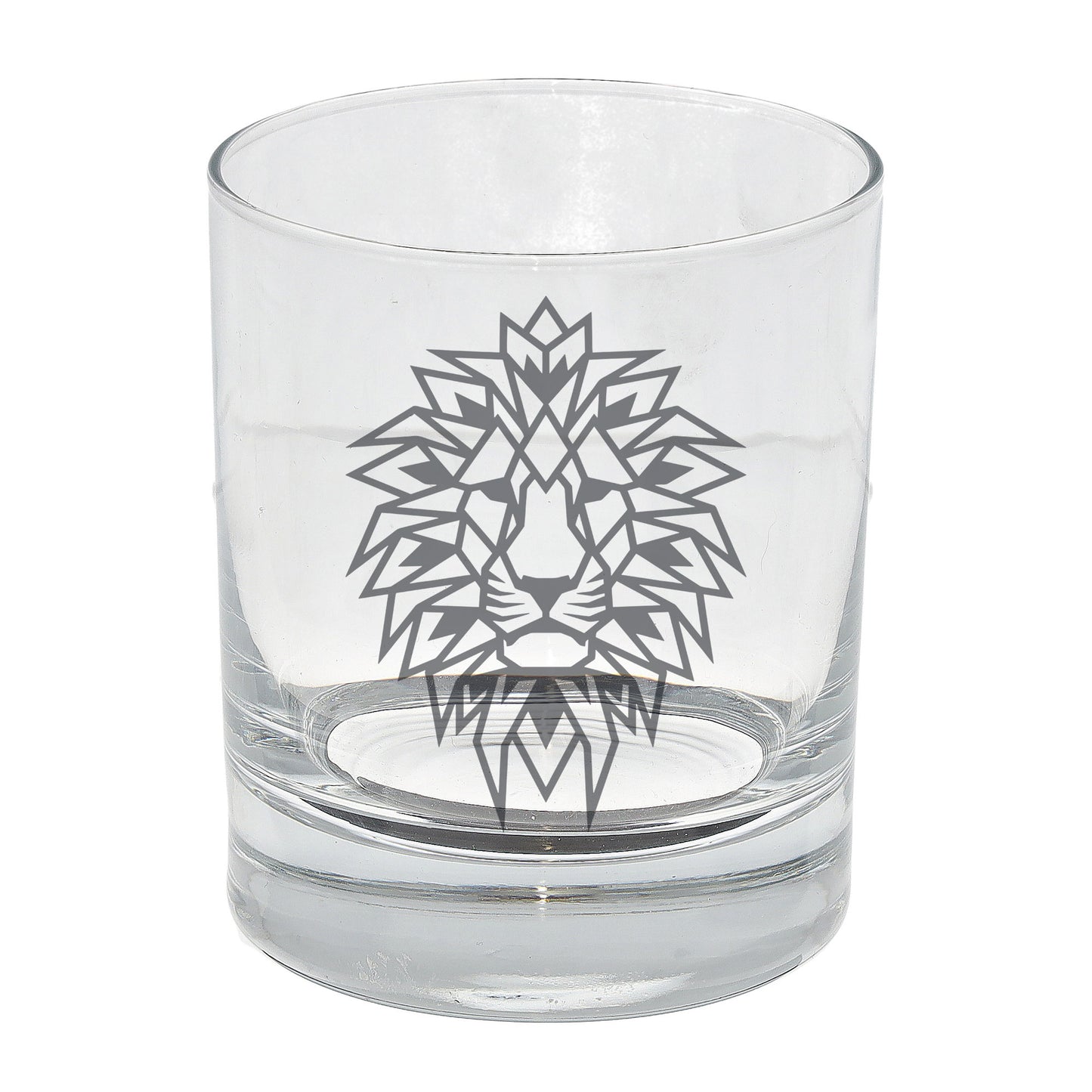 Lion Engraved Whisky Glass - Always Looking Good -