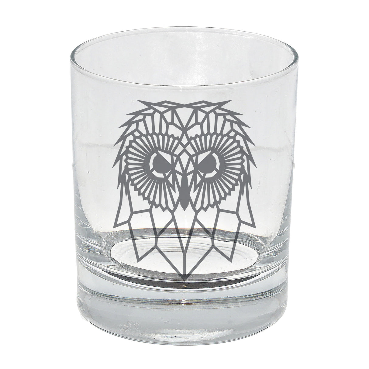 Cute Owl Engraved Whisky Glass - Always Looking Good -