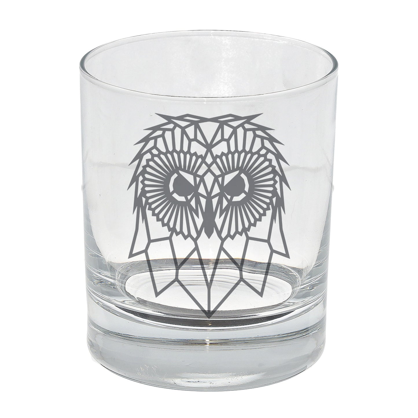 Cute Owl Engraved Whisky Glass - Always Looking Good -