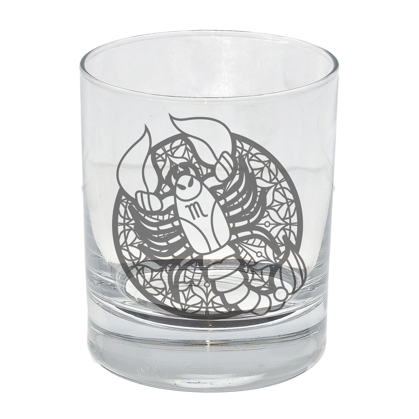 Scorpio Birthday Gifts - Scorpio Engraved Whisky Glass - Always Looking Good -