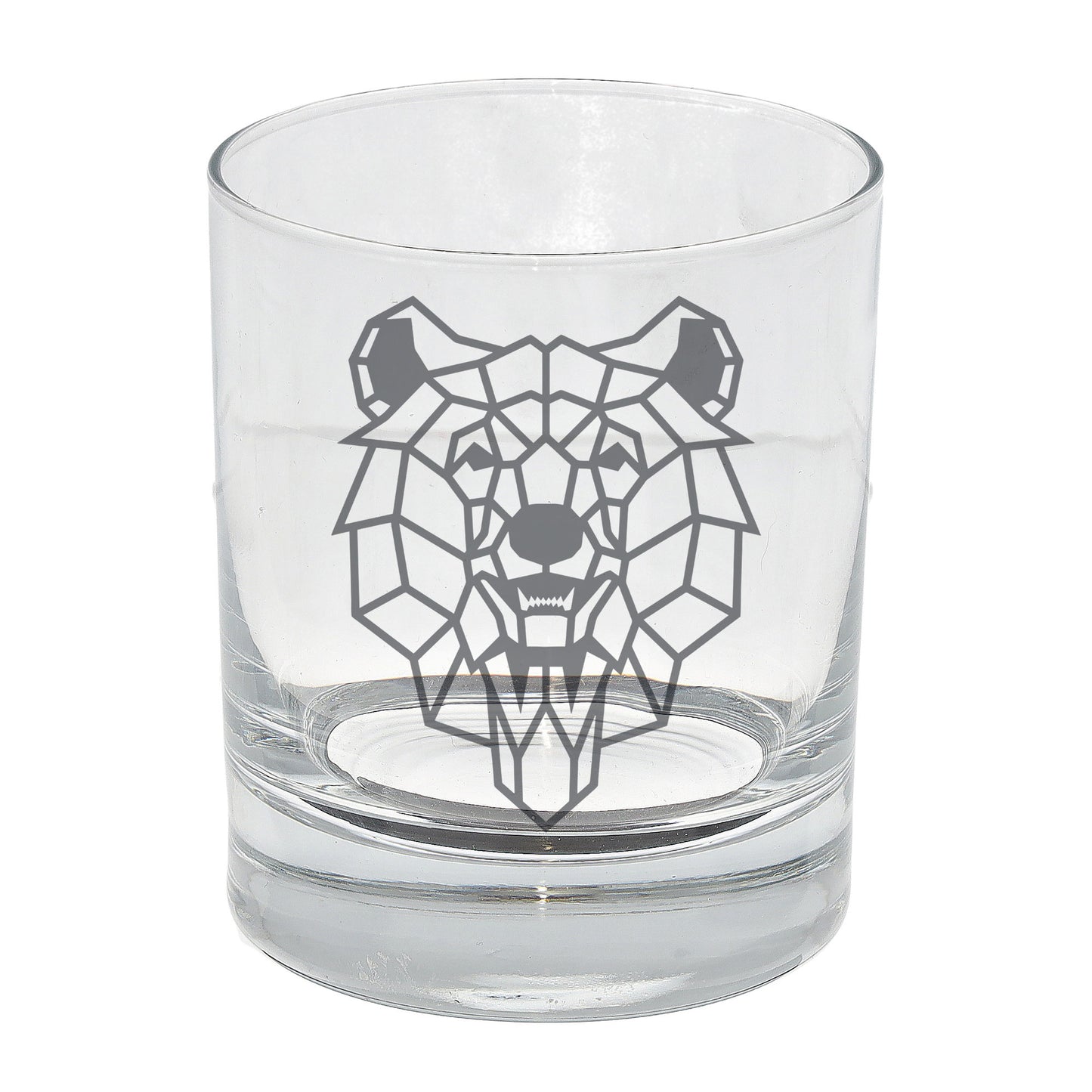 Bear Engraved Whisky Glass - Always Looking Good -