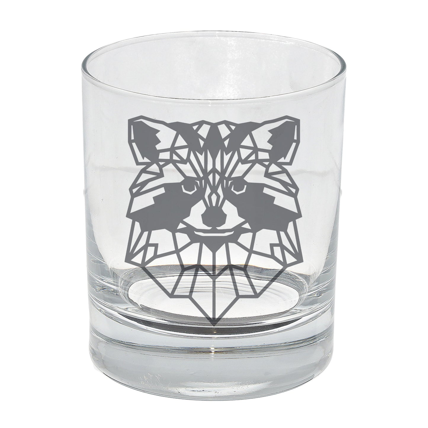 Racoon Engraved Whisky Glass - Always Looking Good -
