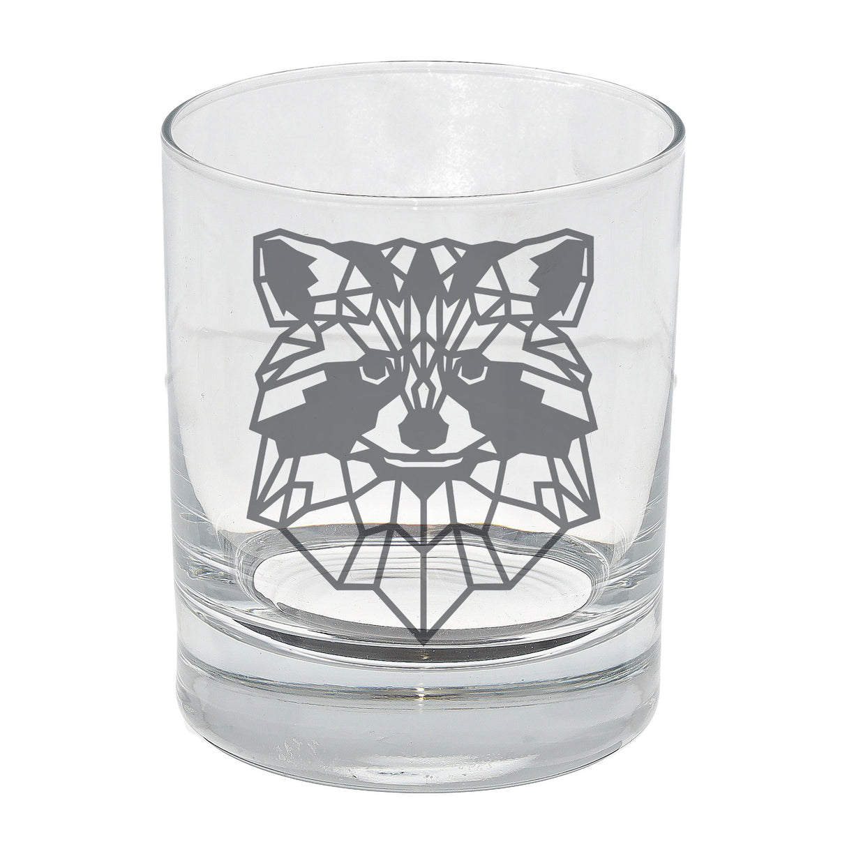 Racoon Engraved Whisky Glass - Always Looking Good -
