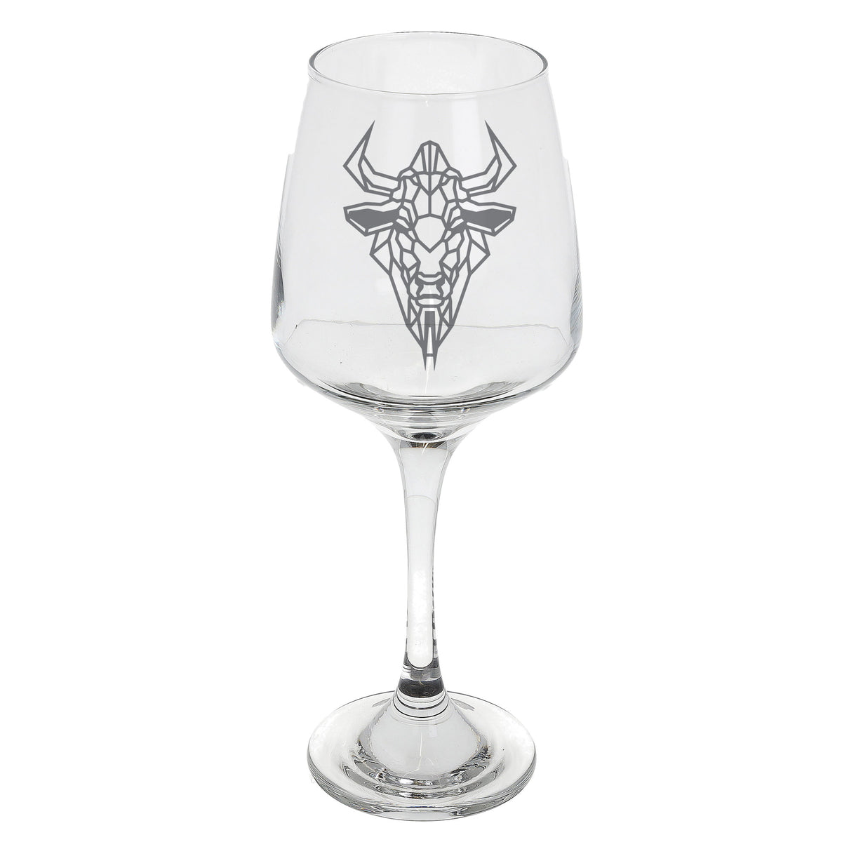 Buffalo Engraved Wine Glass - Always Looking Good -