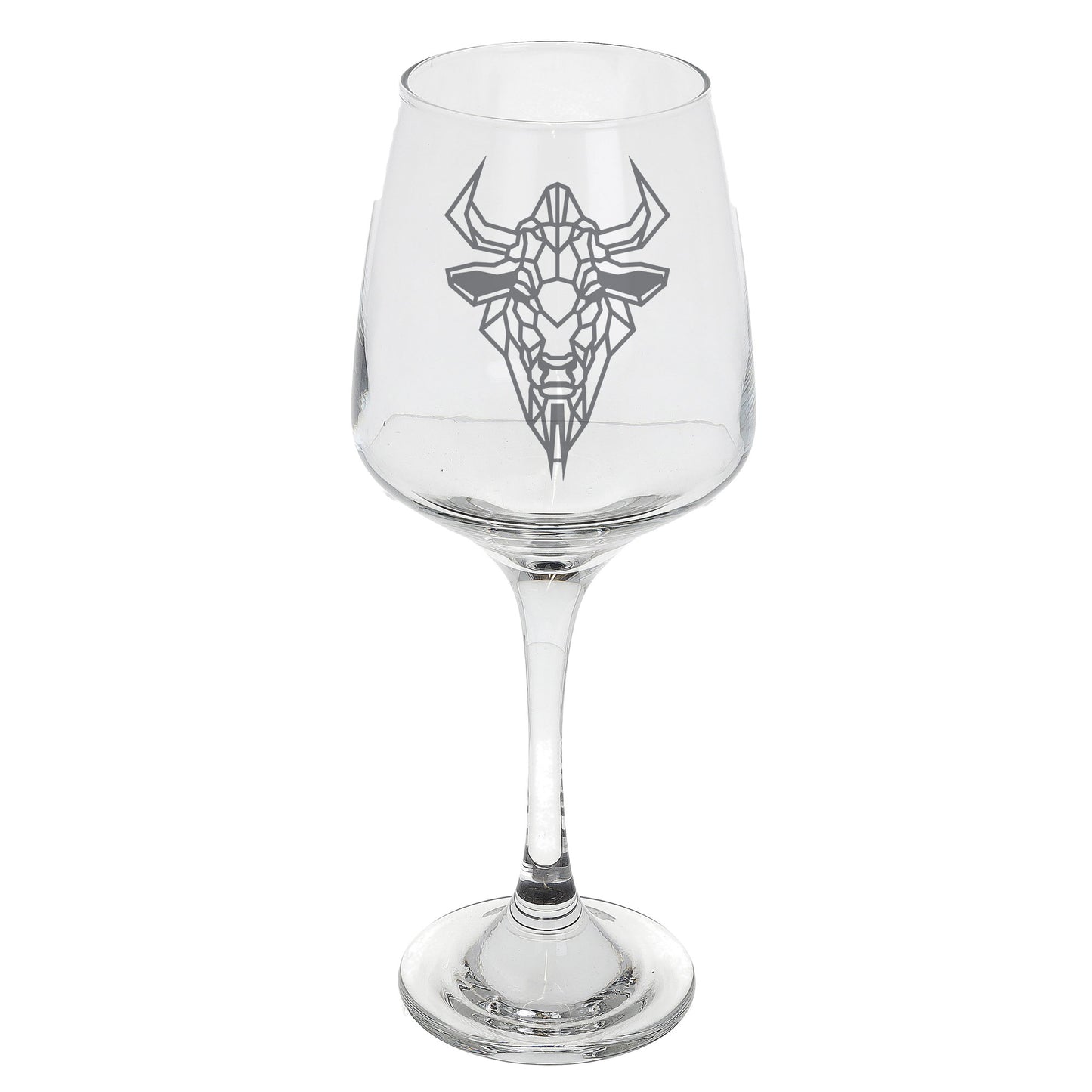 Buffalo Engraved Wine Glass - Always Looking Good -