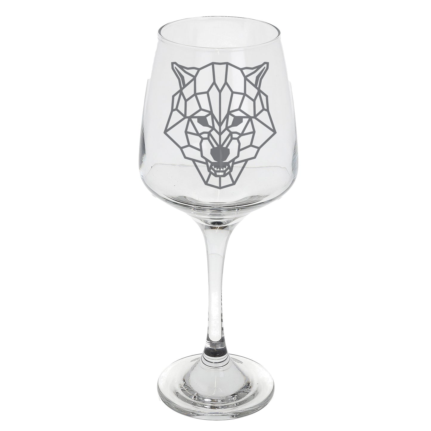 Wolf Engraved Unique Wine Glass For Wolf Lovers - Always Looking Good -