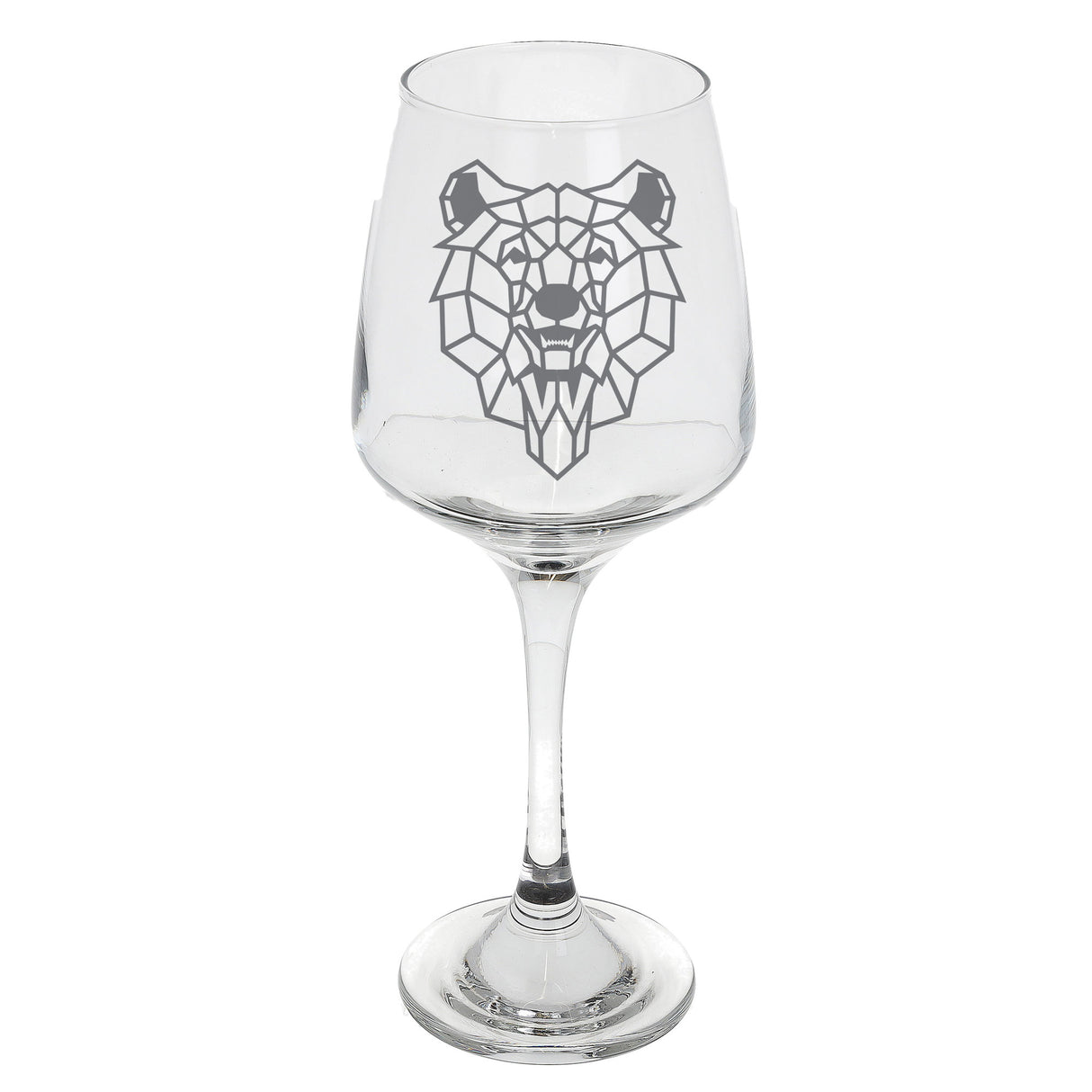 Bear Engraved Wine Glass - Always Looking Good -