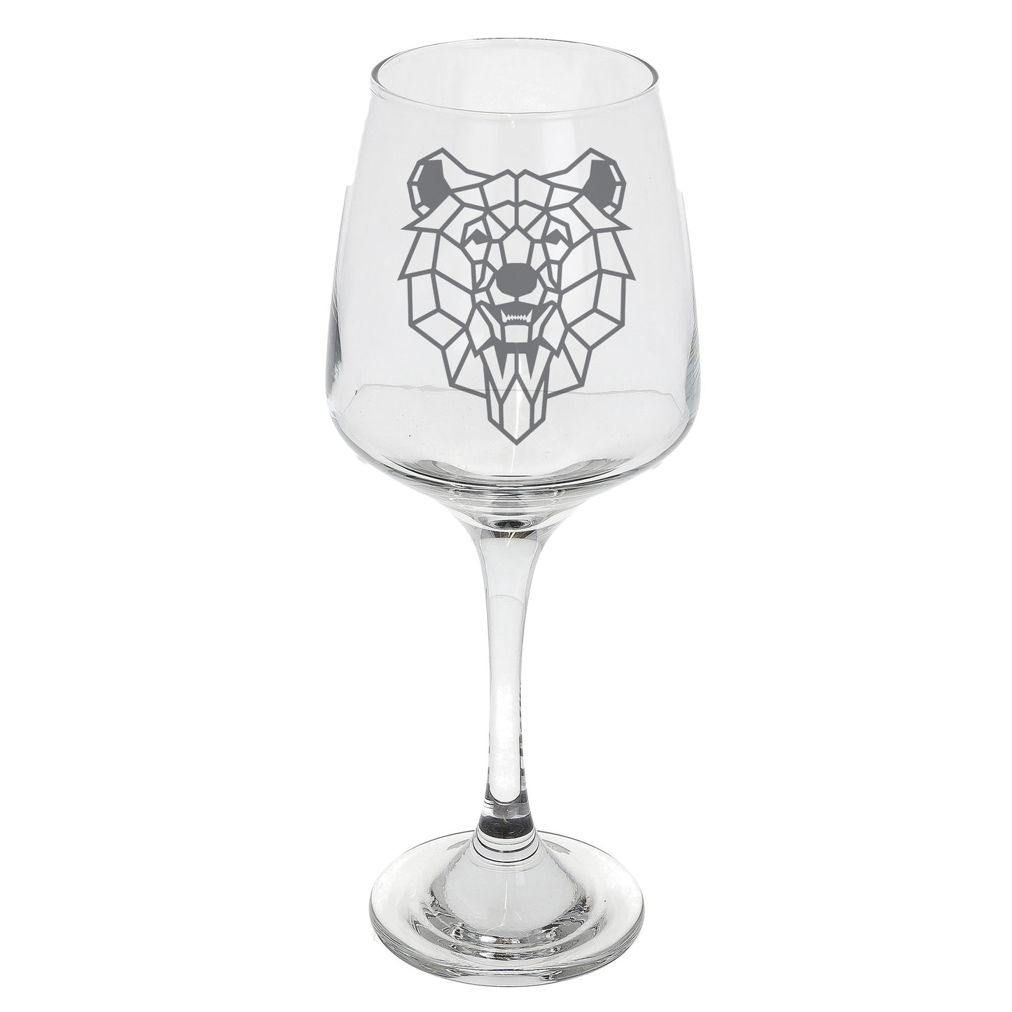 Bear Engraved Wine Glass - Always Looking Good -