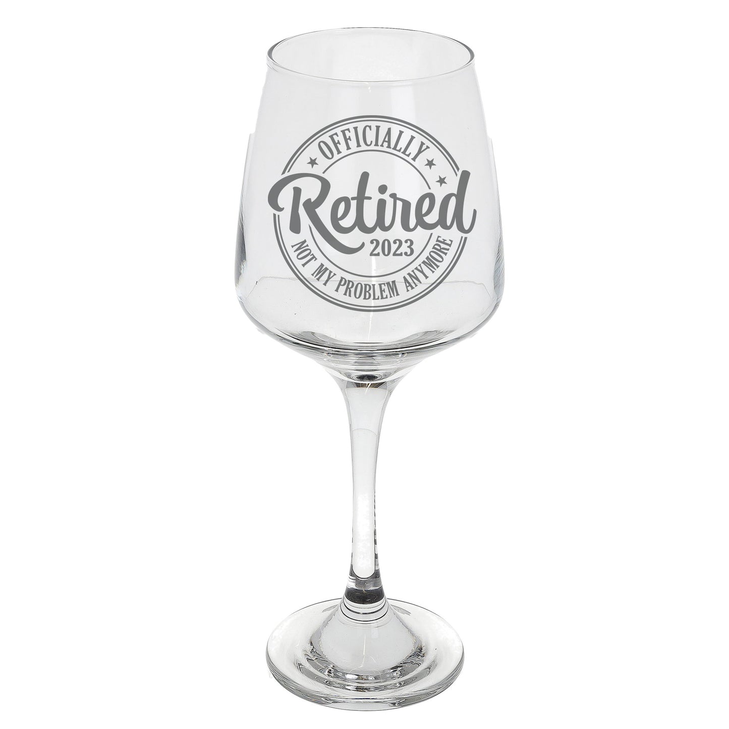 Retirement Wine Glass Gift - Engraved Wine Glass and/or Coaster
- Always Looking Good -