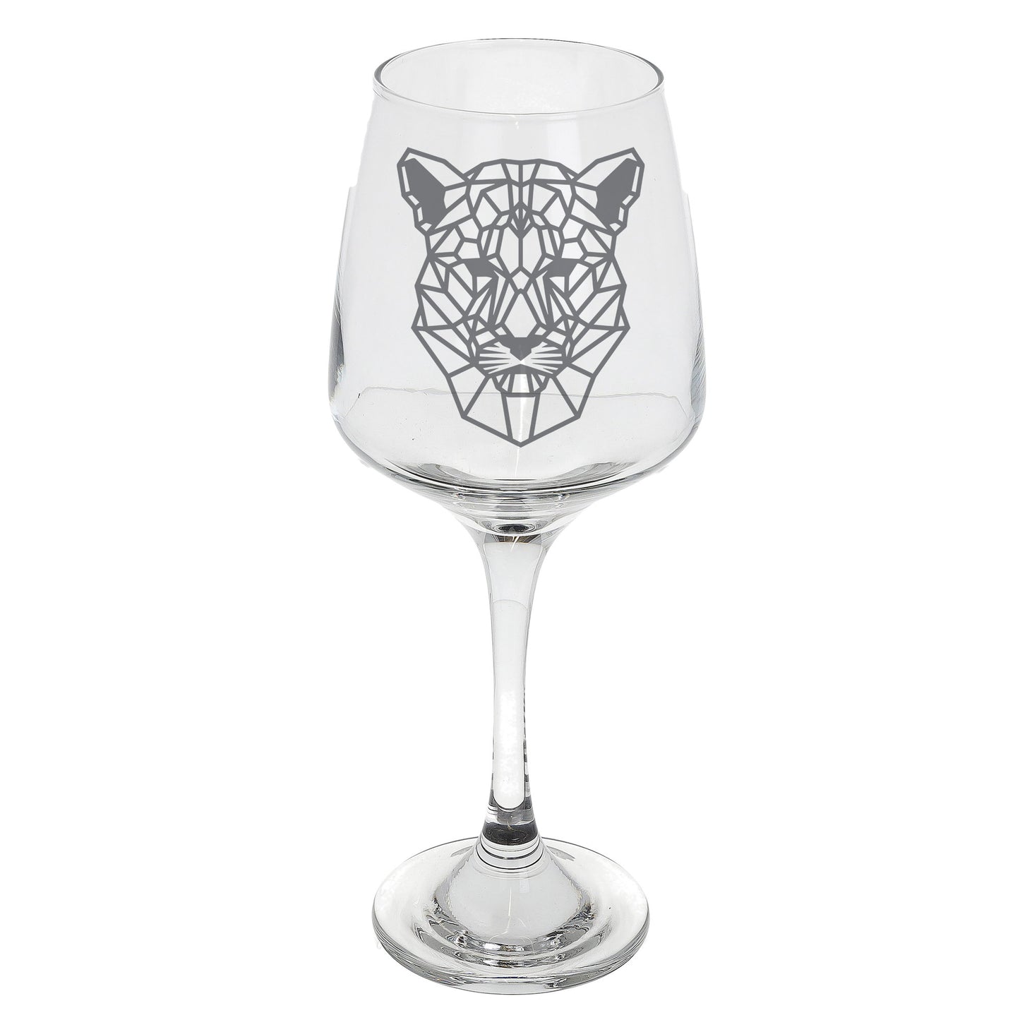 Panther Engraved Wine Glass - Always Looking Good -