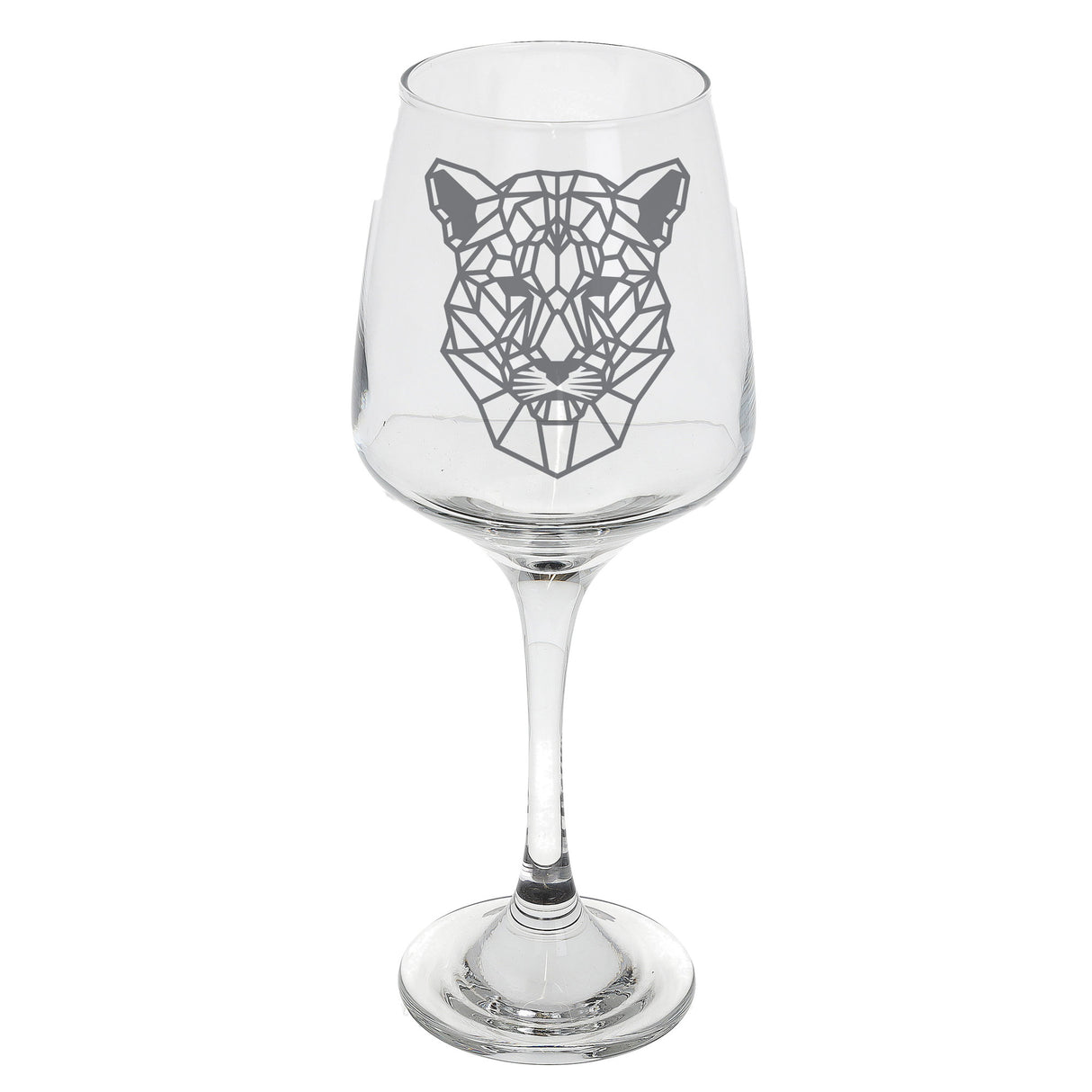 Panther Engraved Wine Glass - Always Looking Good -