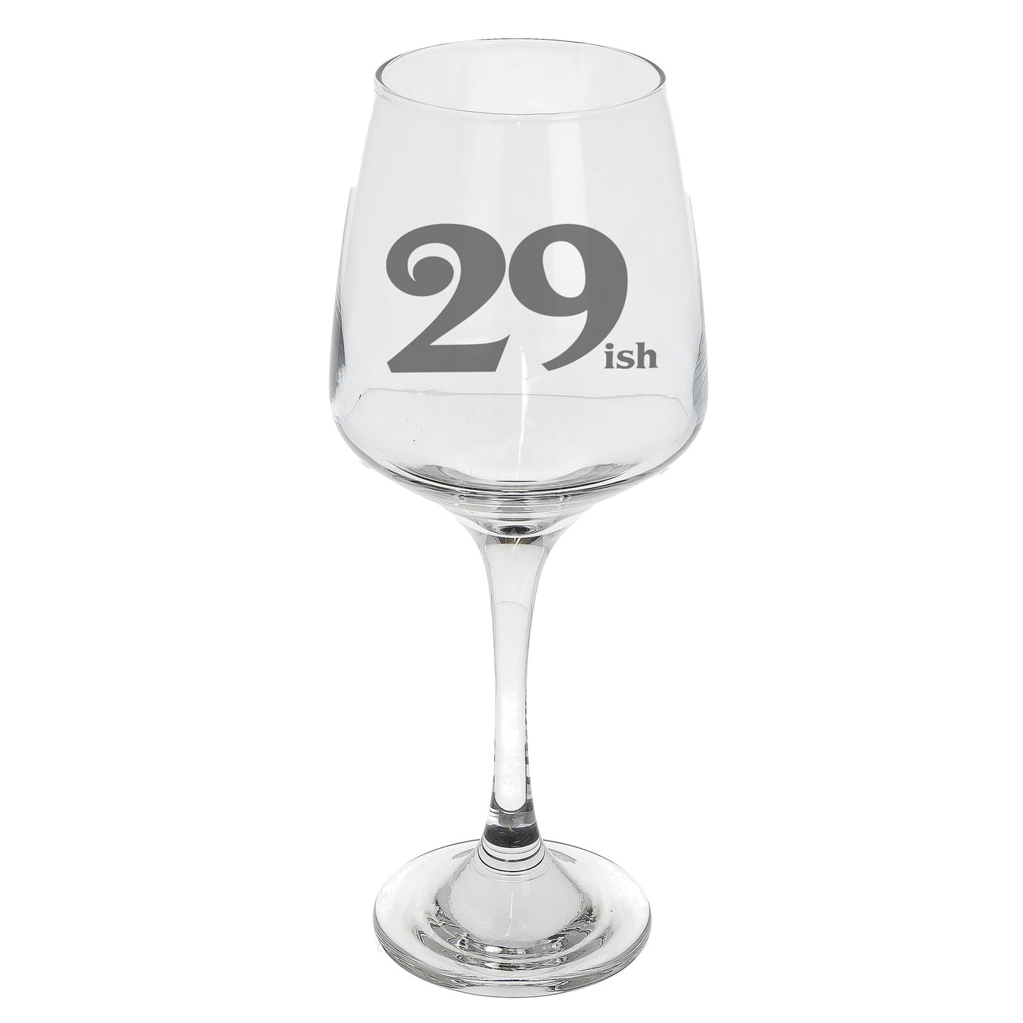 29ish Wine Glass and/or Coaster Set - Always Looking Good - Wine Glass On Its Own