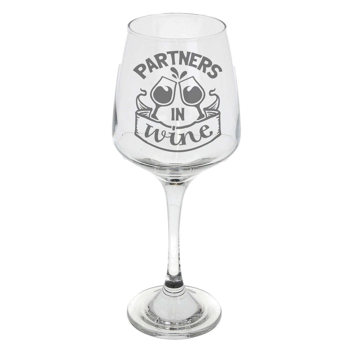 Partners In Wine Engraved Wine Glass and/or Coaster Set - Always Looking Good -