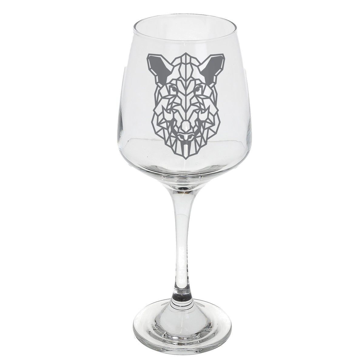Warthog Engraved Wine Glass - Always Looking Good -