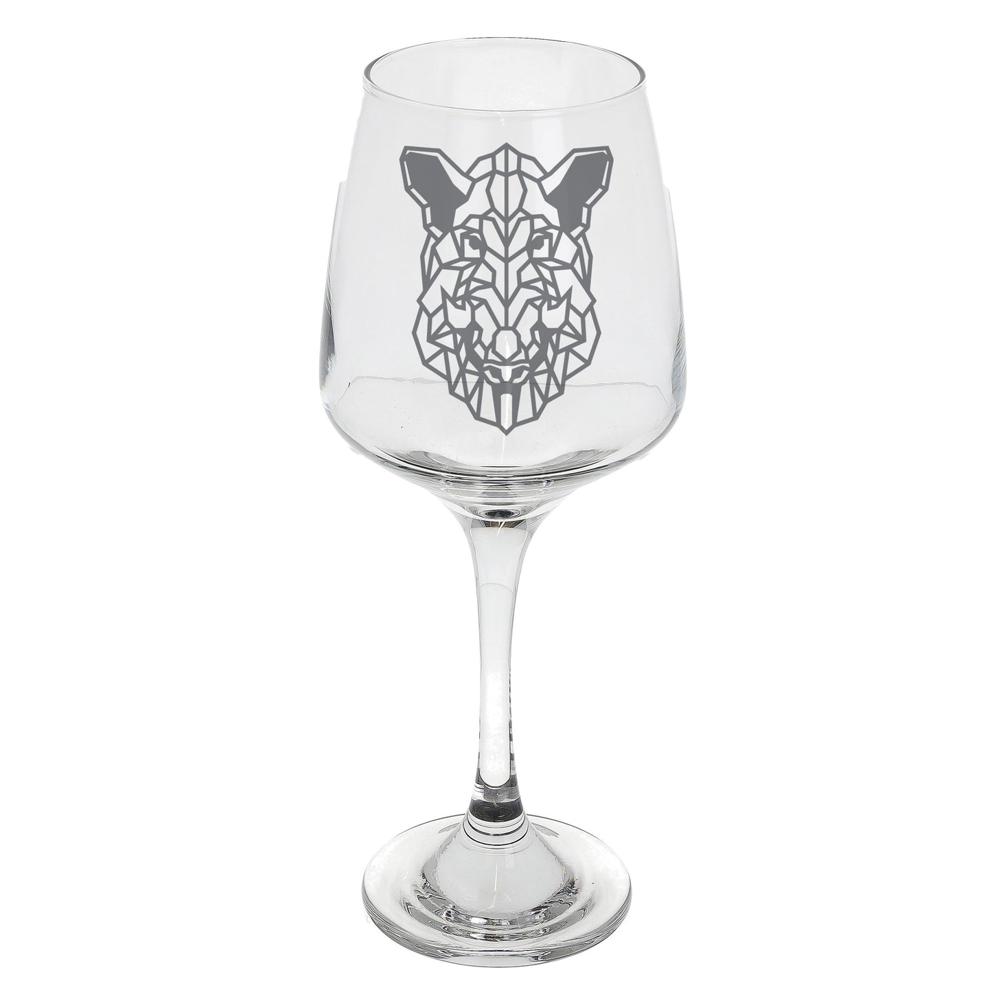 Warthog Engraved Wine Glass - Always Looking Good -