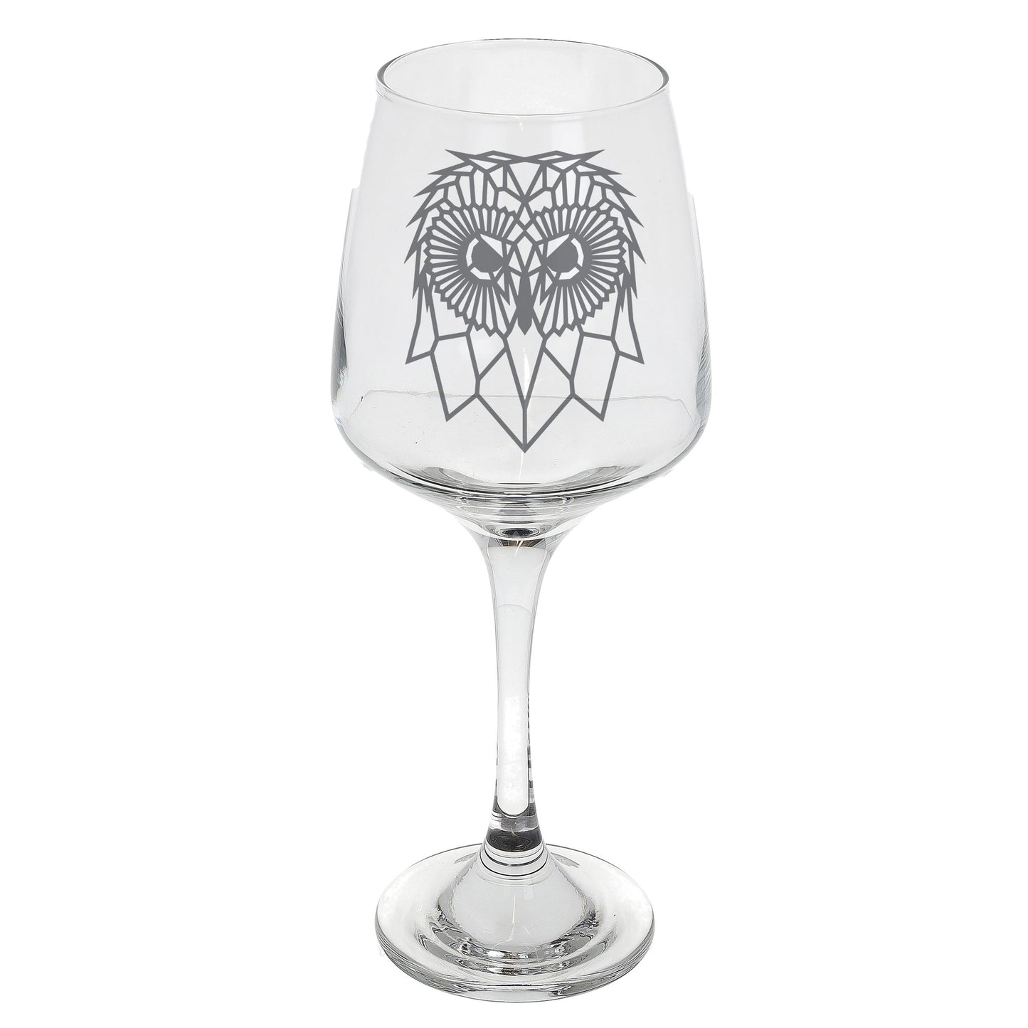 Cute Owl Engraved Wine Glass - Always Looking Good -
