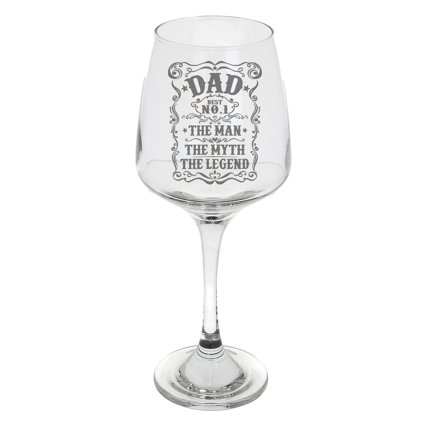 Dad The Man The Myth The Legend Laser Engraved Wine Glass and/or Coaster Set - Always Looking Good -