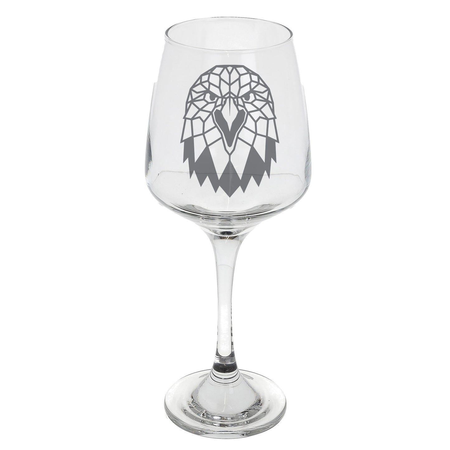 Eagle Laser Engraved Wine Glass - Always Looking Good -