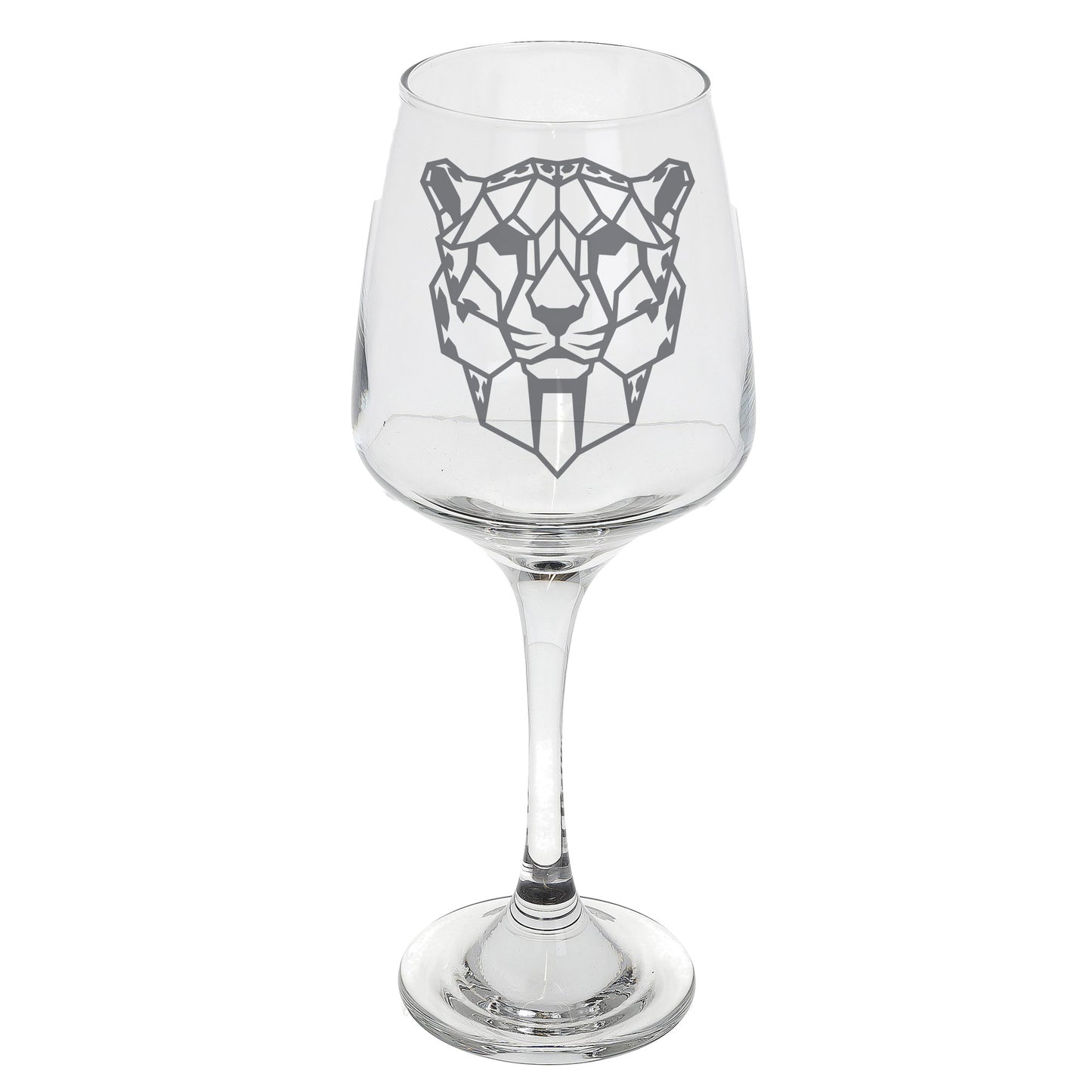Cheetah Engraved Wine Glass - Always Looking Good -