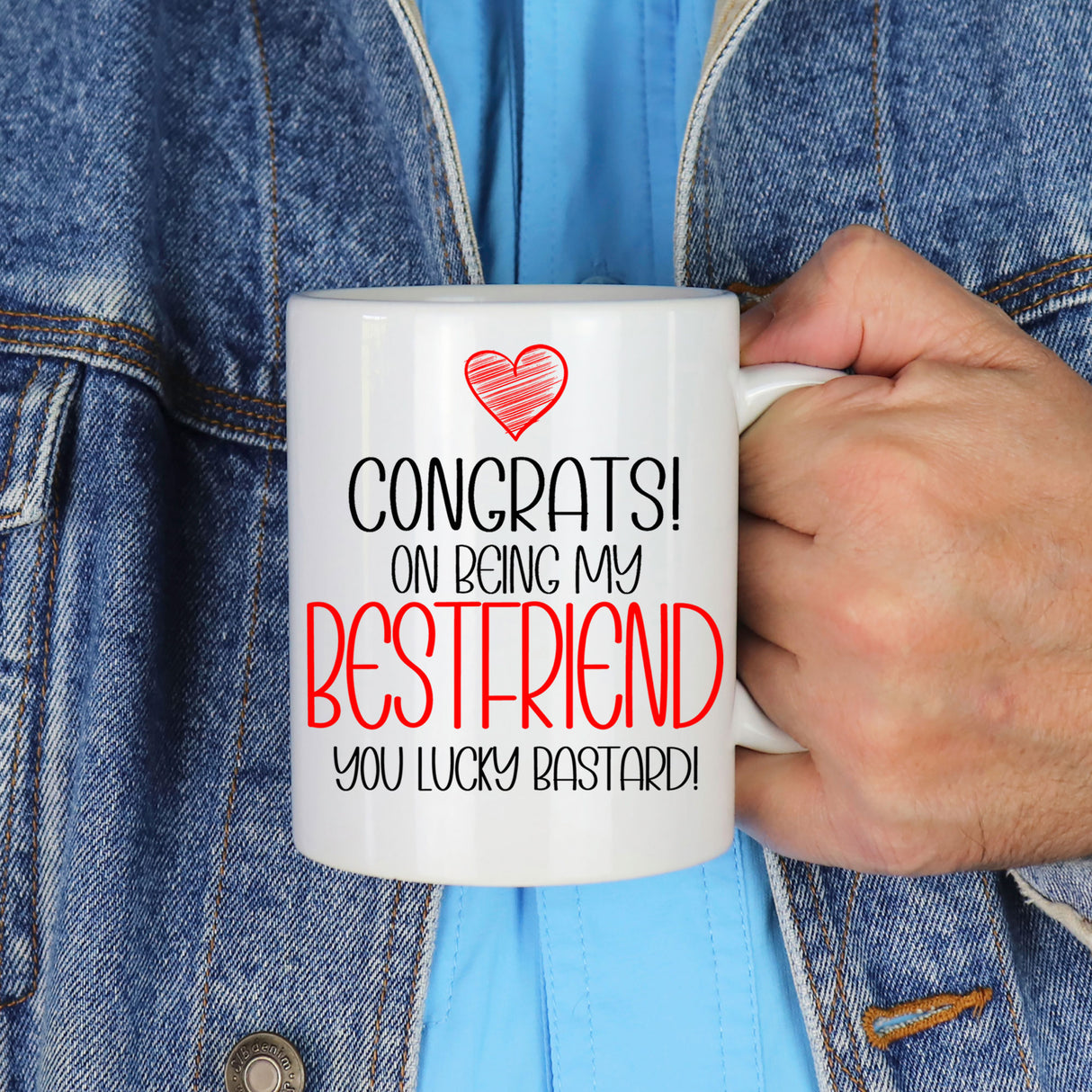 Congrats On Being My Best Friend Mug and/or Coaster Gift - Always Looking Good -