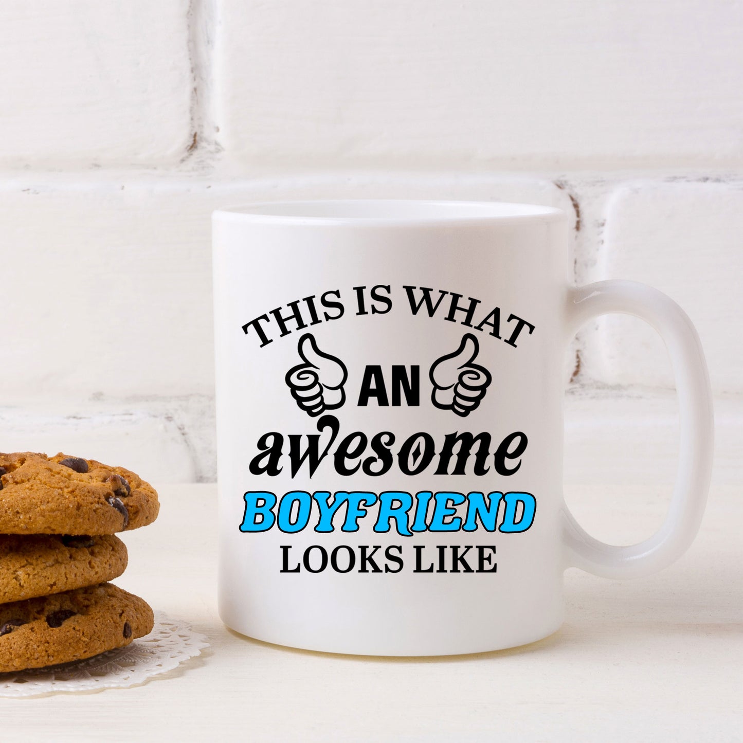 This Is What An Awesome Boyfriend Looks Like Mug - Always Looking Good -