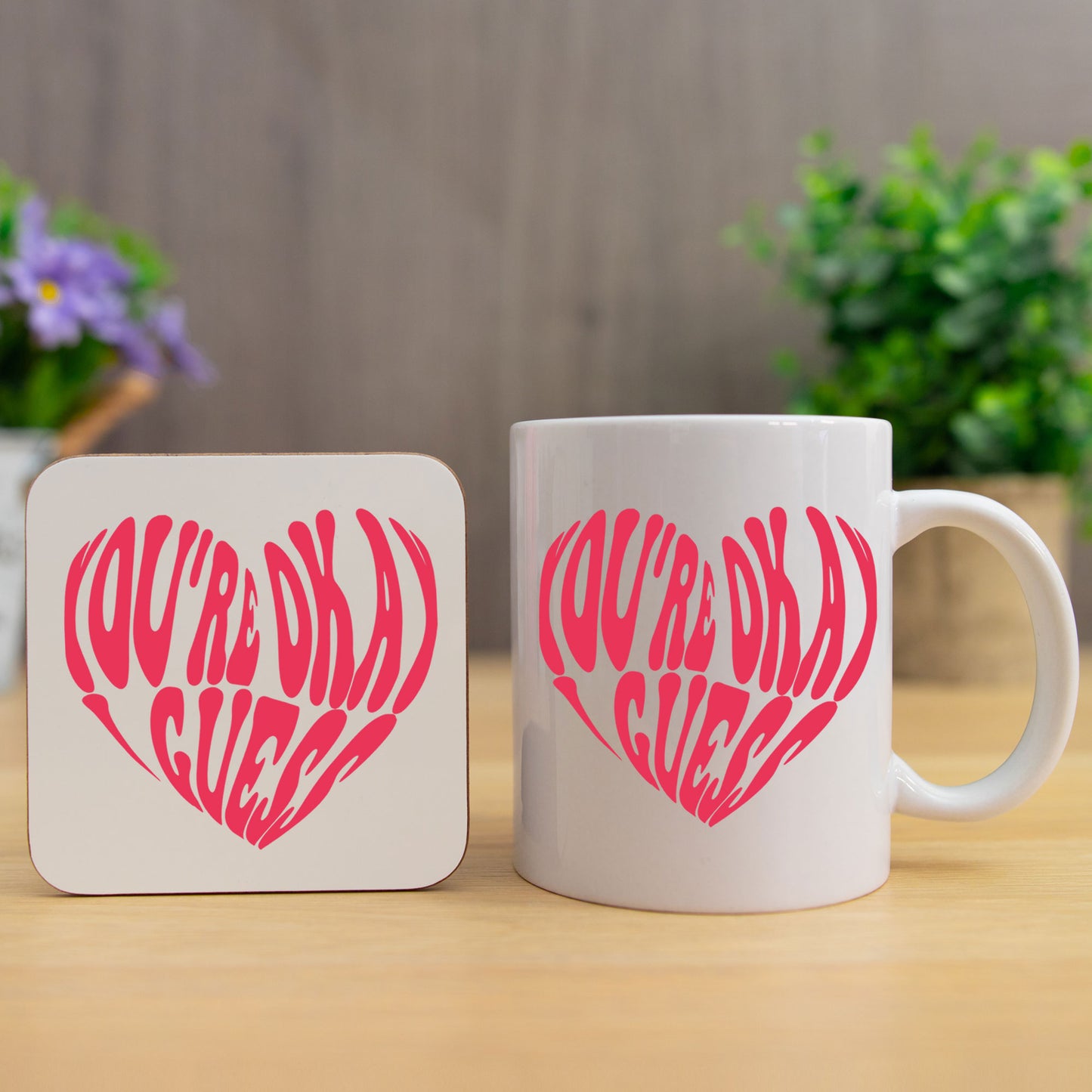 You're Okay I Guess Mug and/or Coaster Gift - Always Looking Good - Mug & Coaster Set