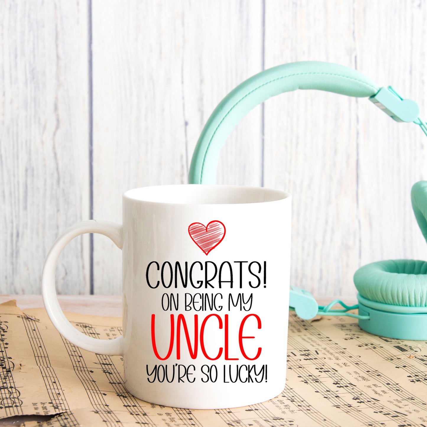 Congrats On Being My Uncle Mug and/or Coaster Gift - Always Looking Good -