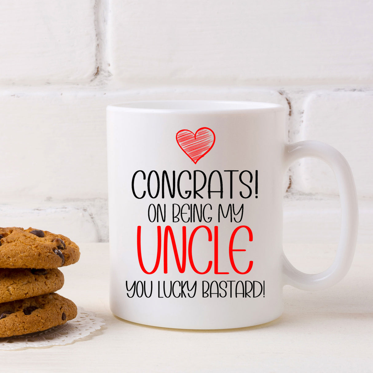 Congrats On Being My Uncle Mug and/or Coaster Gift - Always Looking Good -