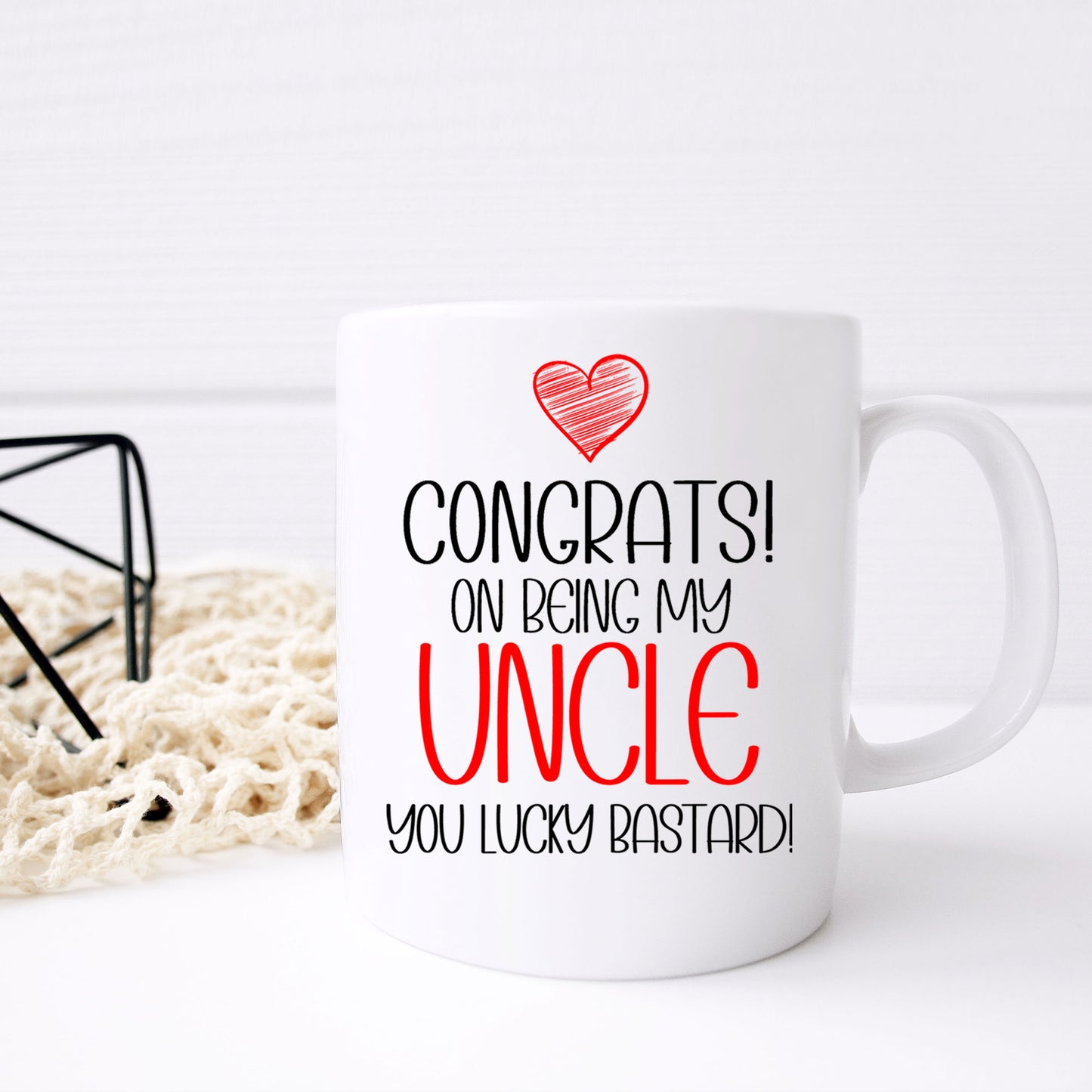 Congrats On Being My Uncle Mug and/or Coaster Gift - Always Looking Good -