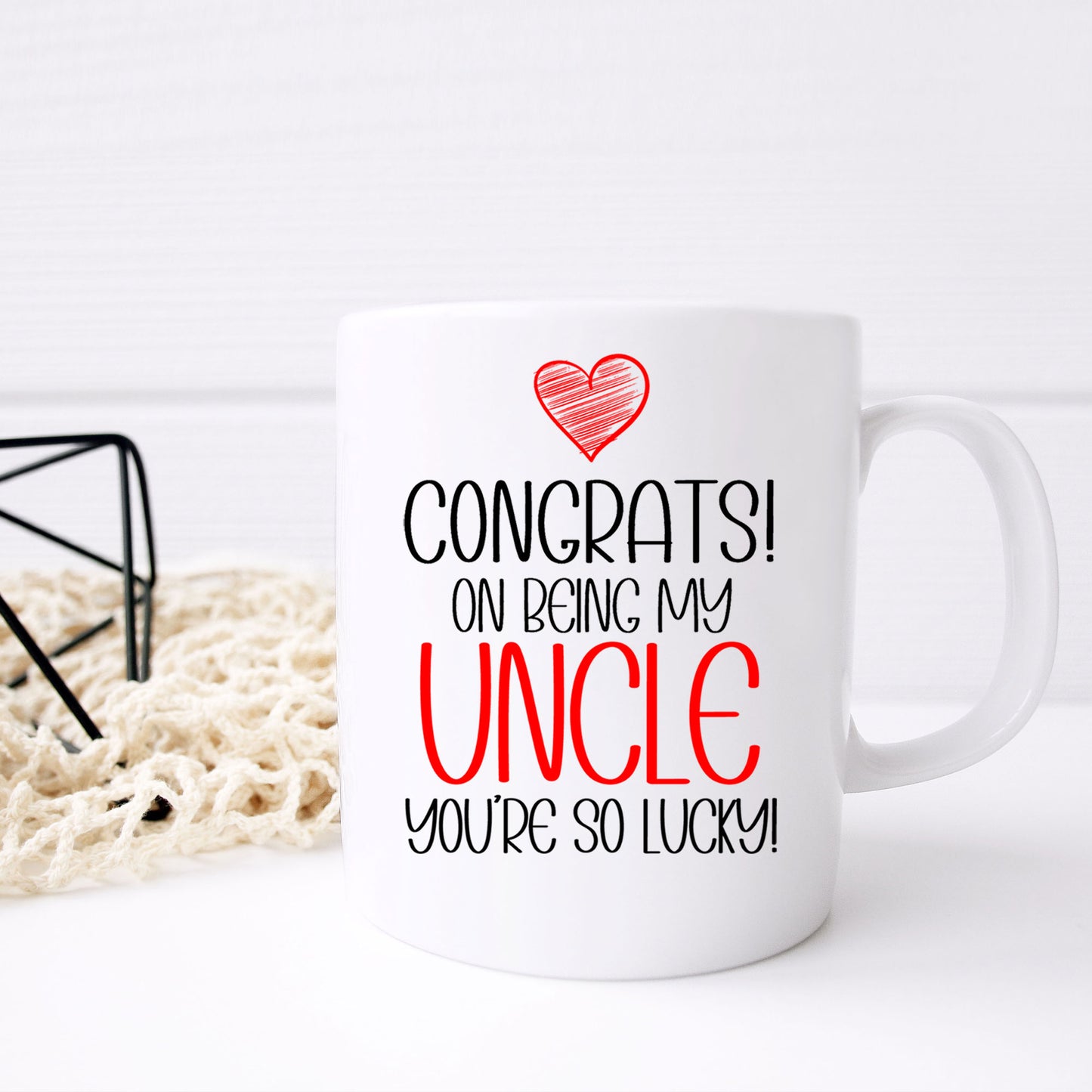 Congrats On Being My Uncle Mug and/or Coaster Gift - Always Looking Good -