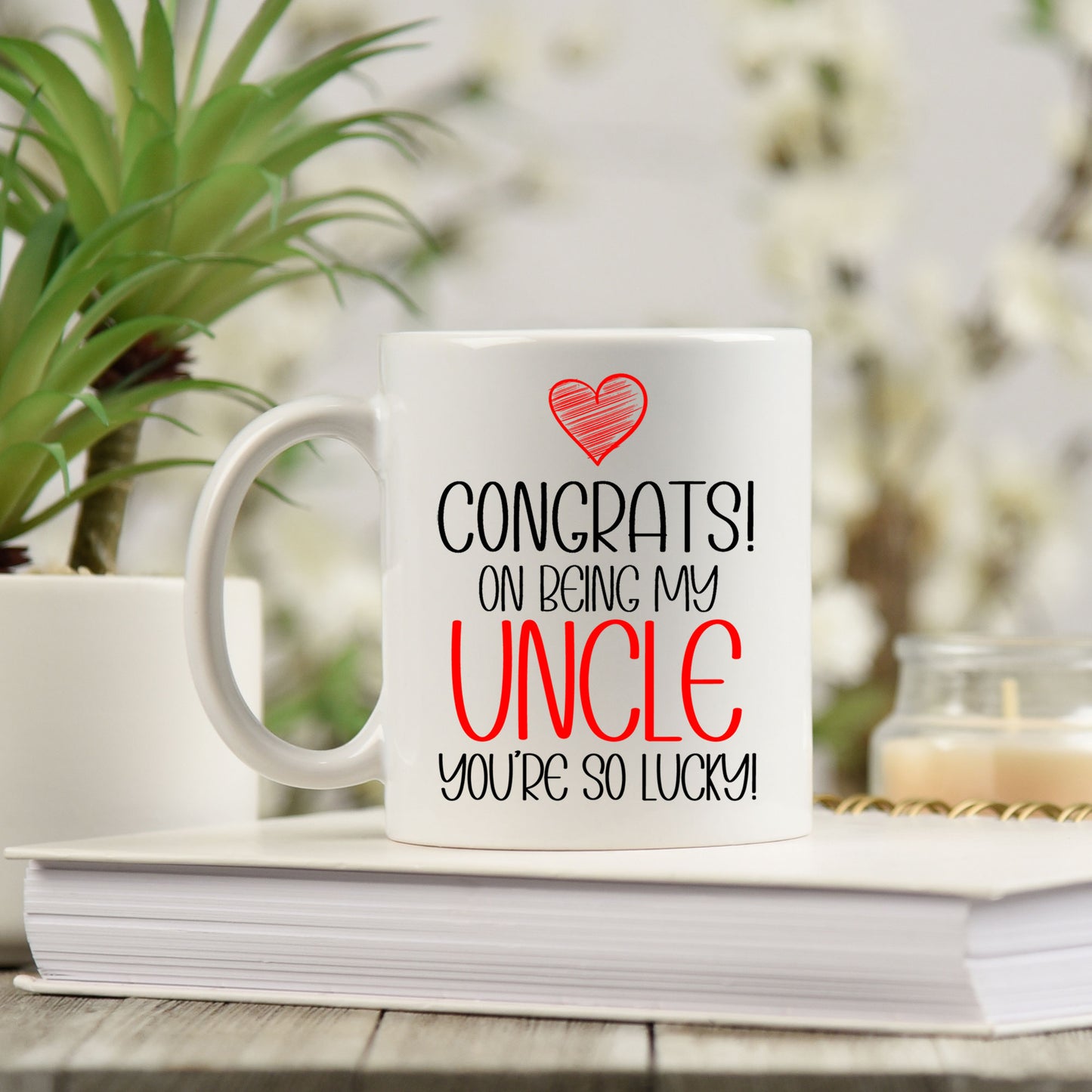 Congrats On Being My Uncle Mug and/or Coaster Gift - Always Looking Good -