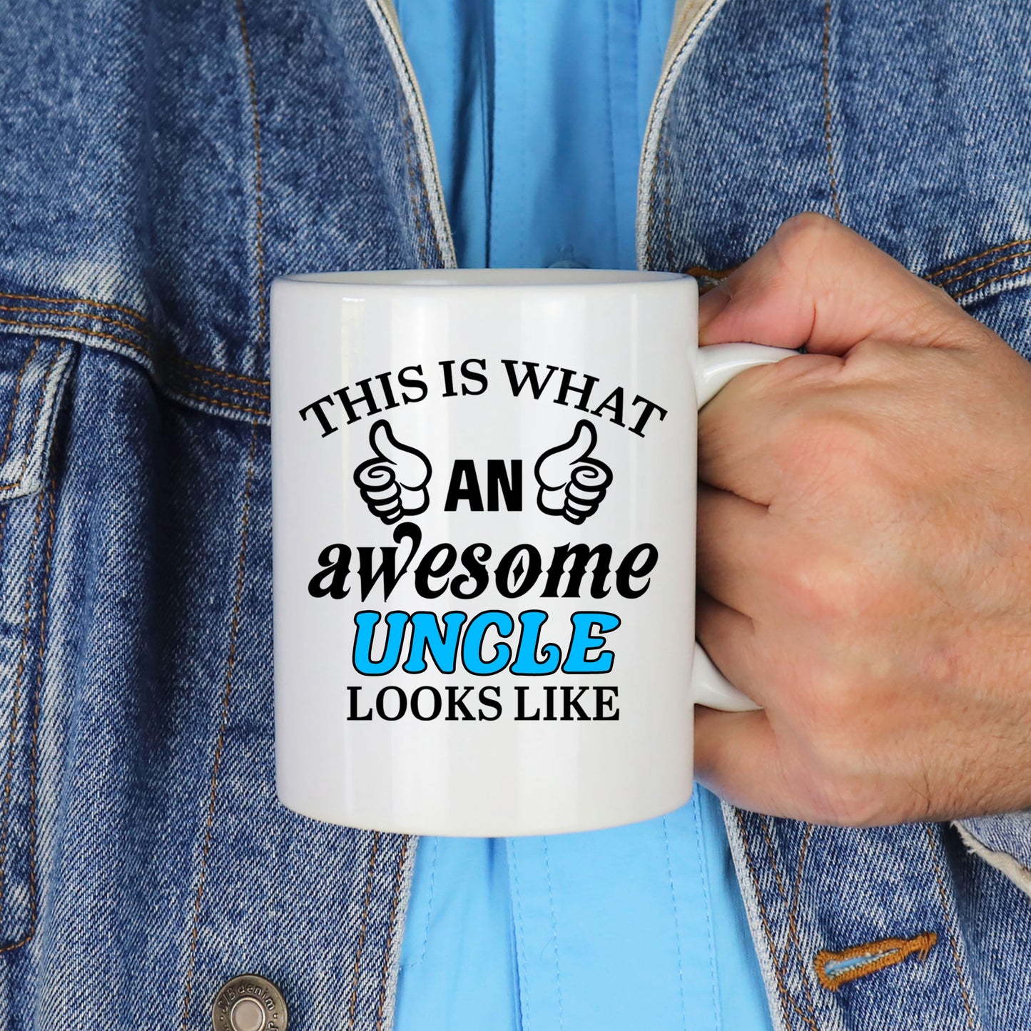 This Is What An Awesome Uncle Looks Like Mug - Always Looking Good -