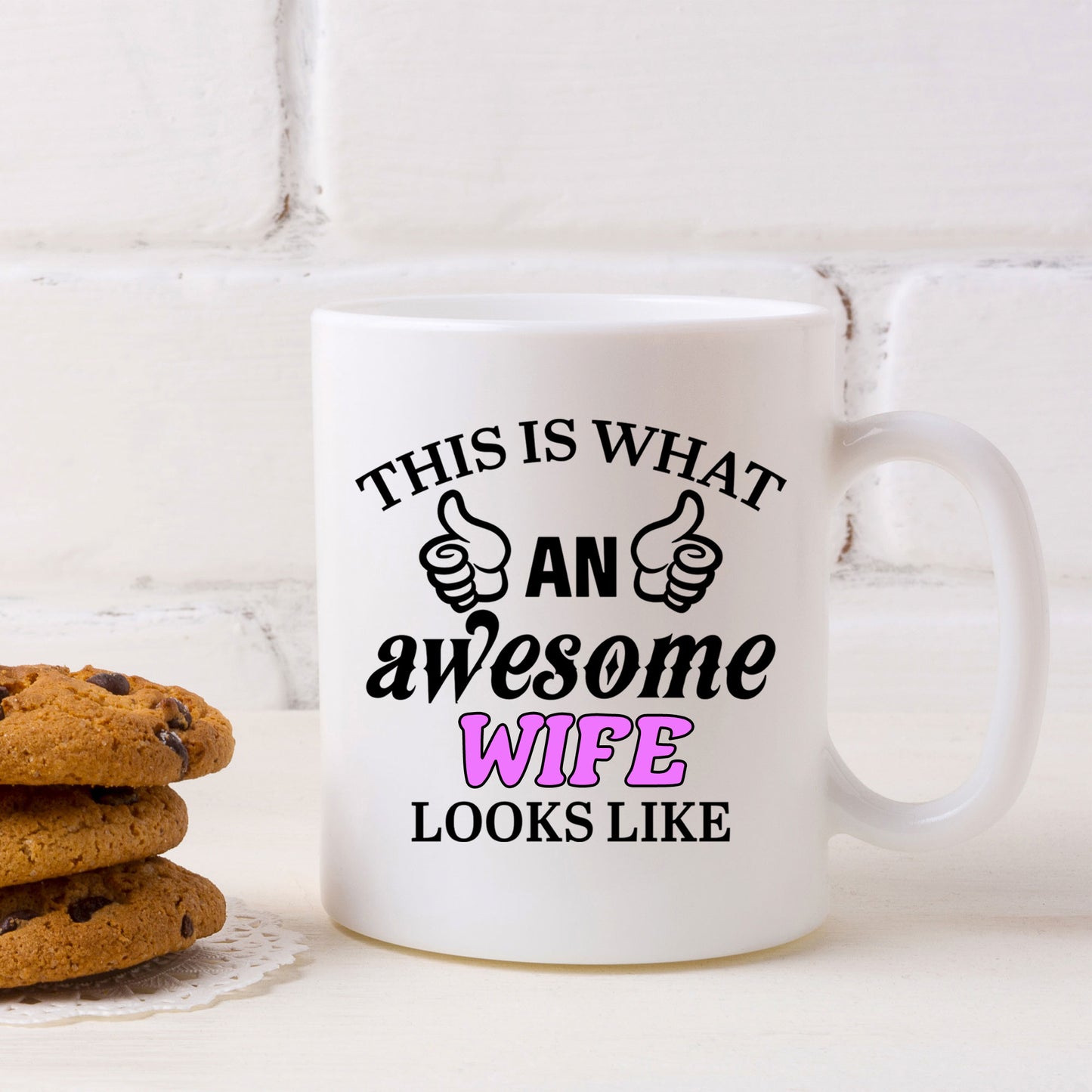 This Is What An Awesome Wife Looks Like Mug - Always Looking Good -