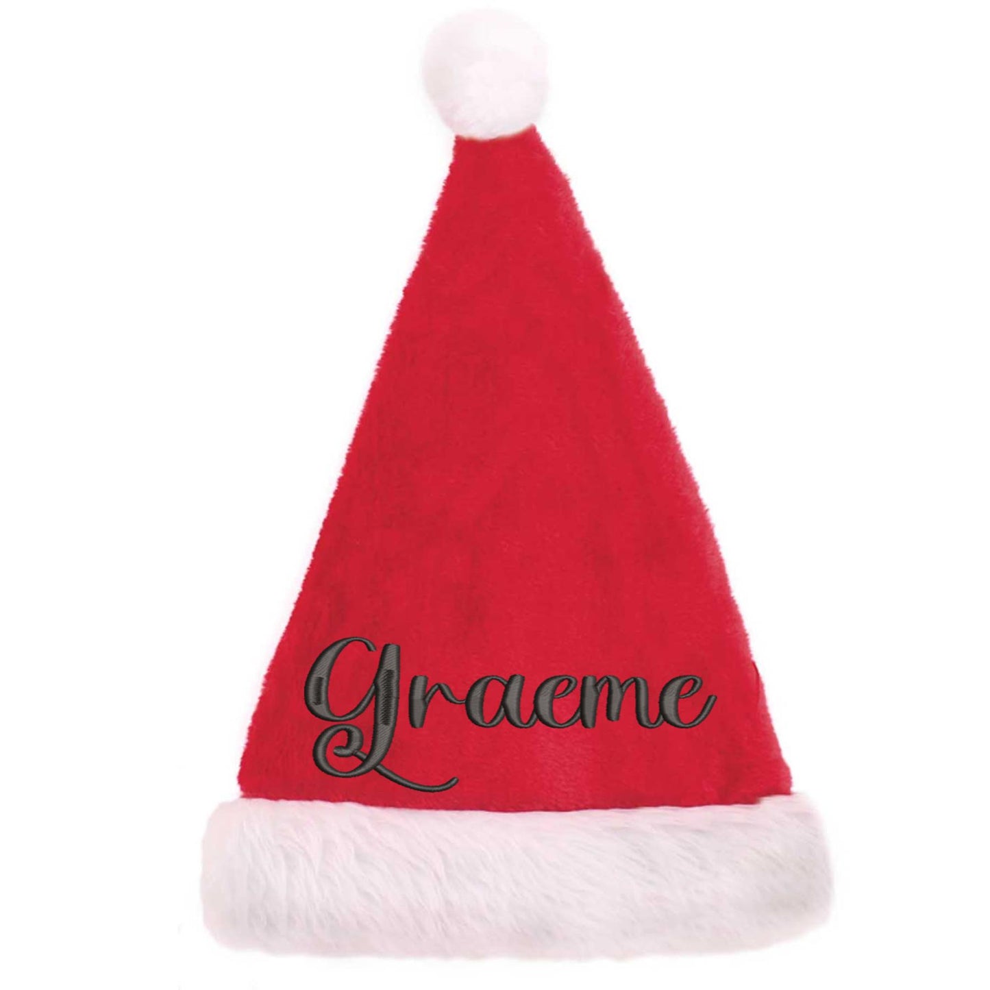 Personalised Embroidered Plush Santa Hat - Always Looking Good -
