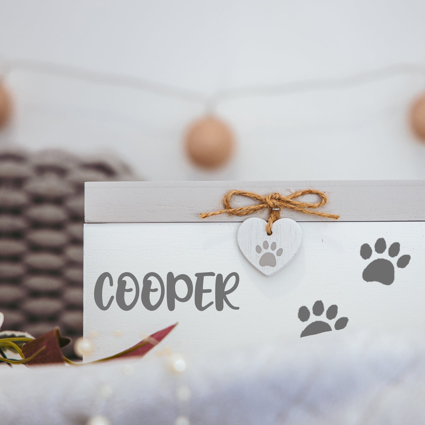 Personalised Pet Photo Memorial Wooden Keepsake Box for Cats Dogs & Pets - Always Looking Good -