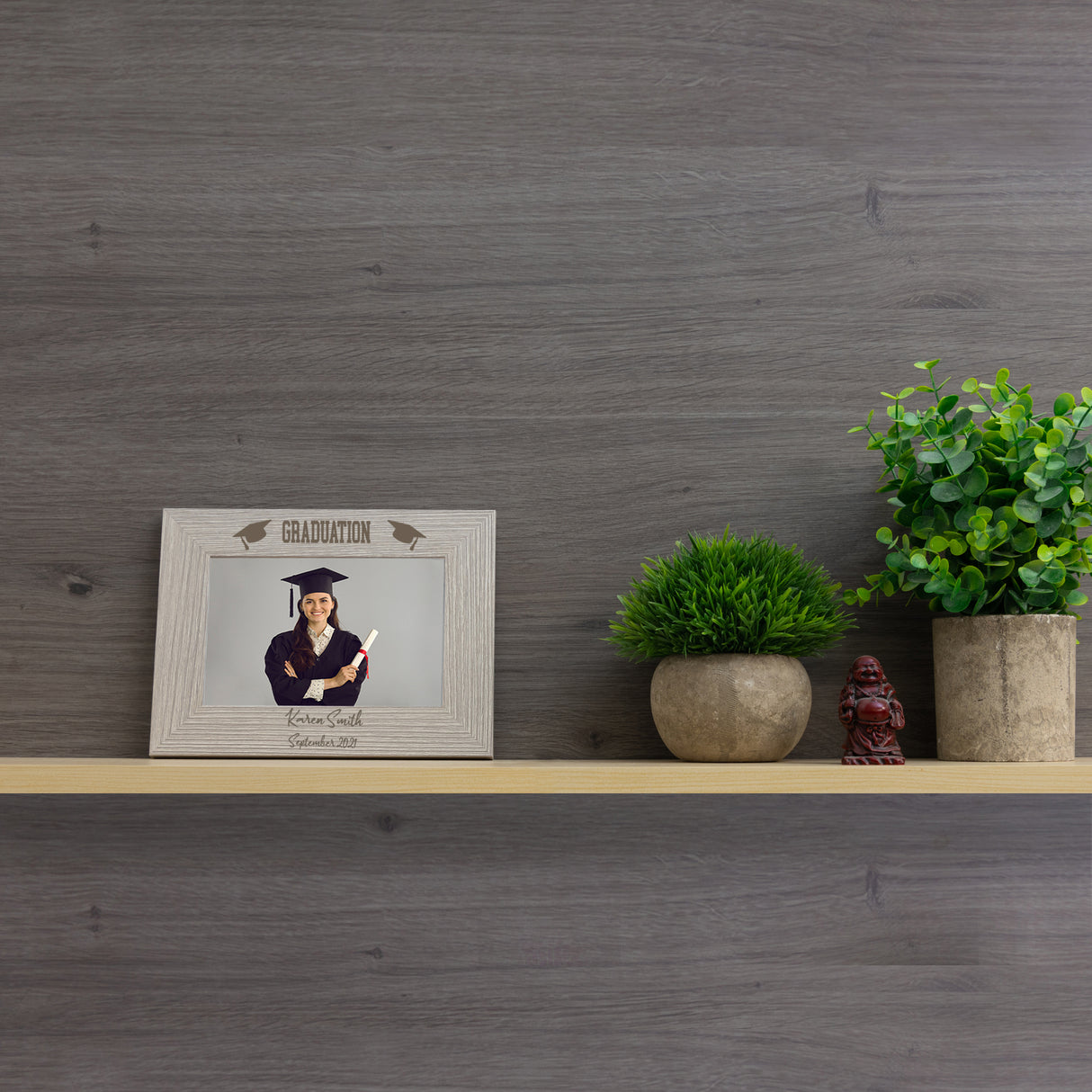 Personalised Graduation Wooden Photo Frame - Always Looking Good -