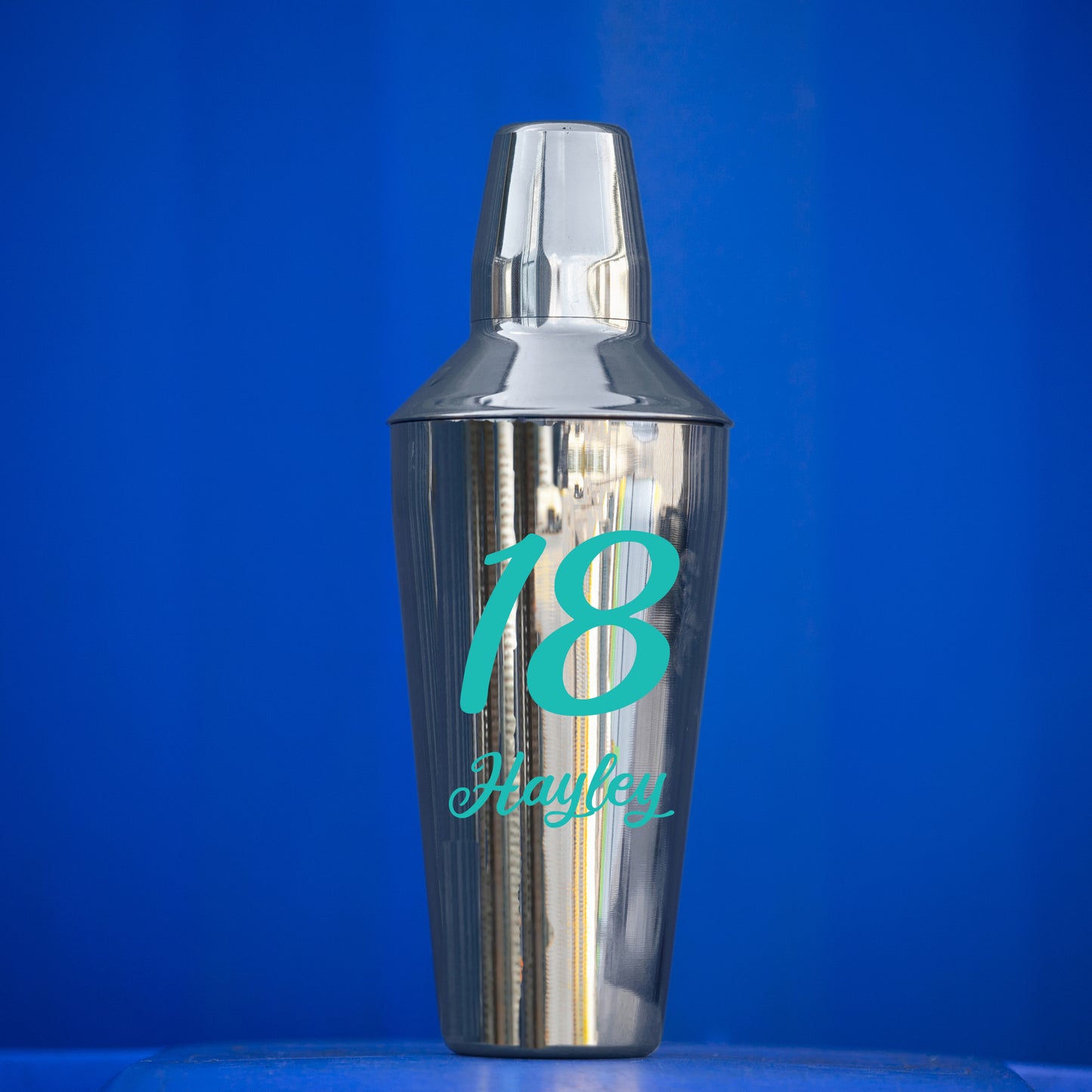 Personalised 18th Birthday Cocktail Shaker & Pina Colada Glass Gift Set - Always Looking Good -