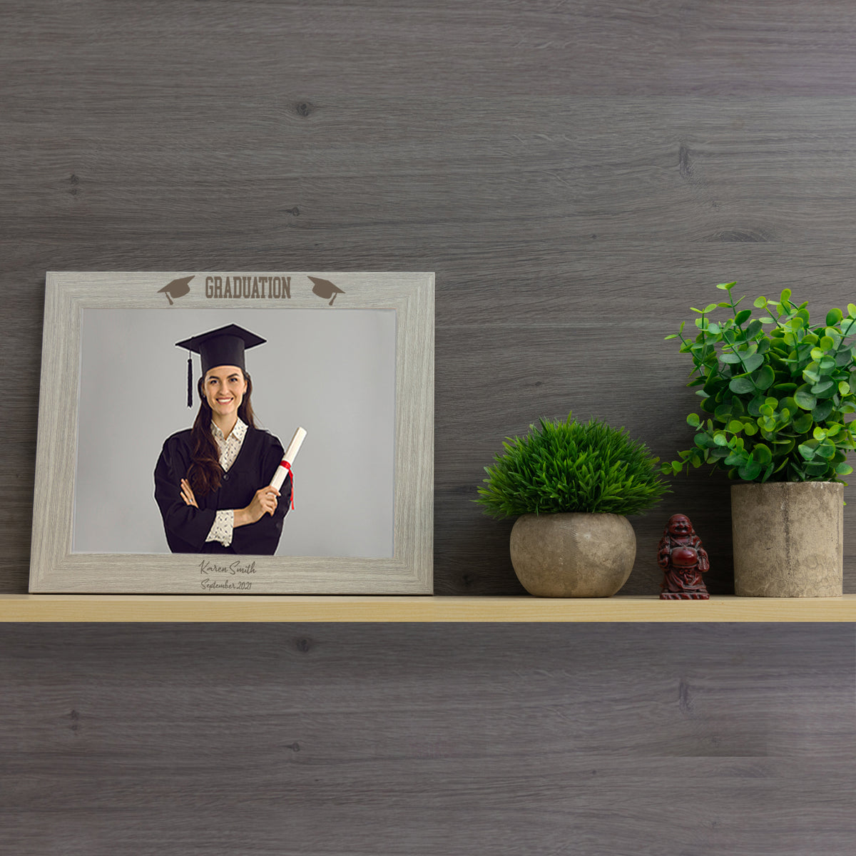 Personalised Graduation Wooden Photo Frame - Always Looking Good -