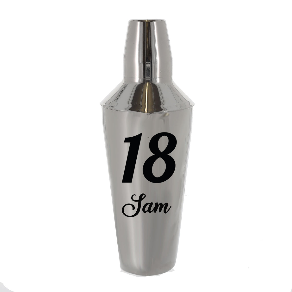 Personalised 18th Birthday Cocktail Shaker & Pina Colada Glass Gift Set - Always Looking Good -