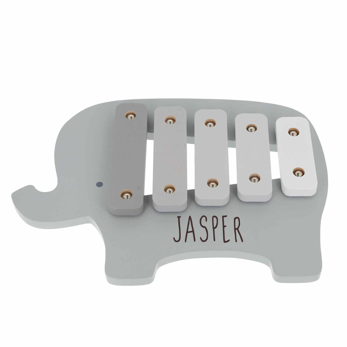 Personalised Engraved Wooden Elephant Xylophone Baby & Toddler Toy - Always Looking Good -