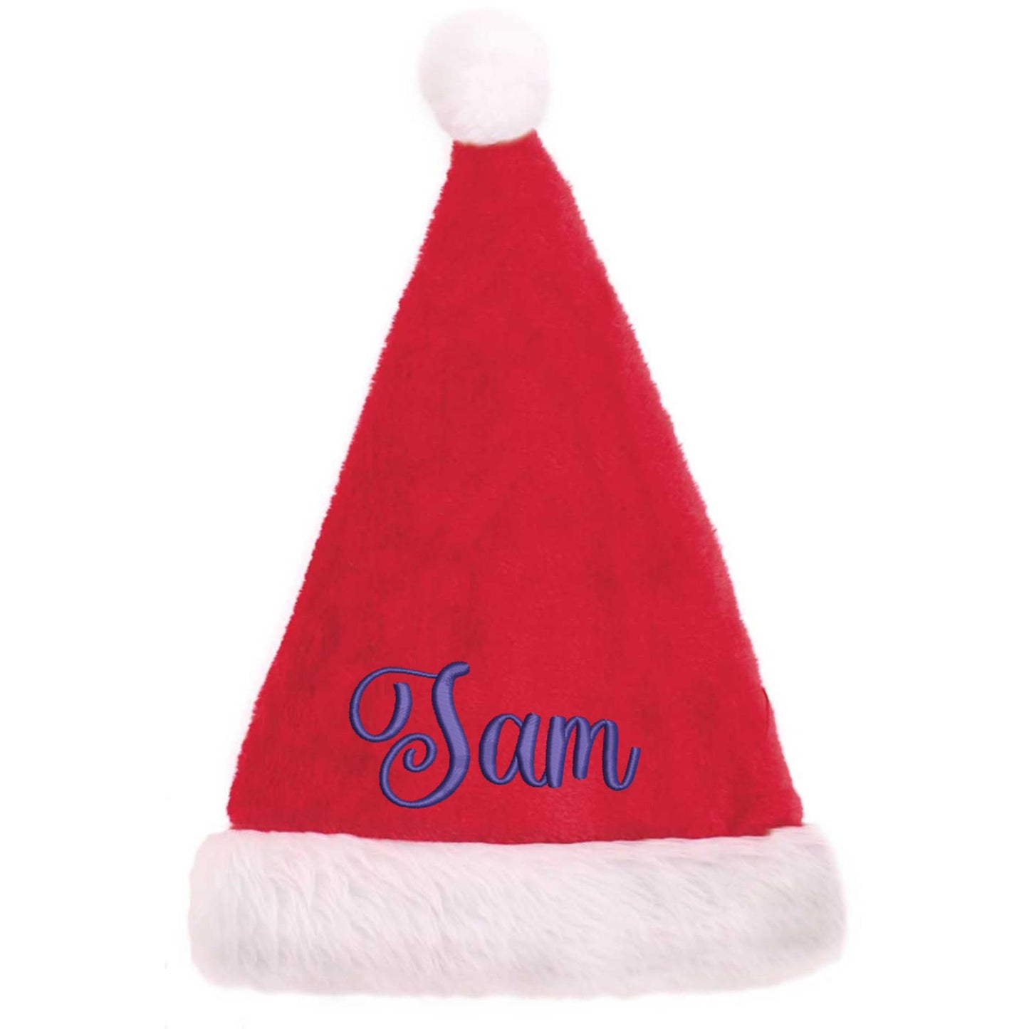 Personalised Embroidered Plush Santa Hat - Always Looking Good -