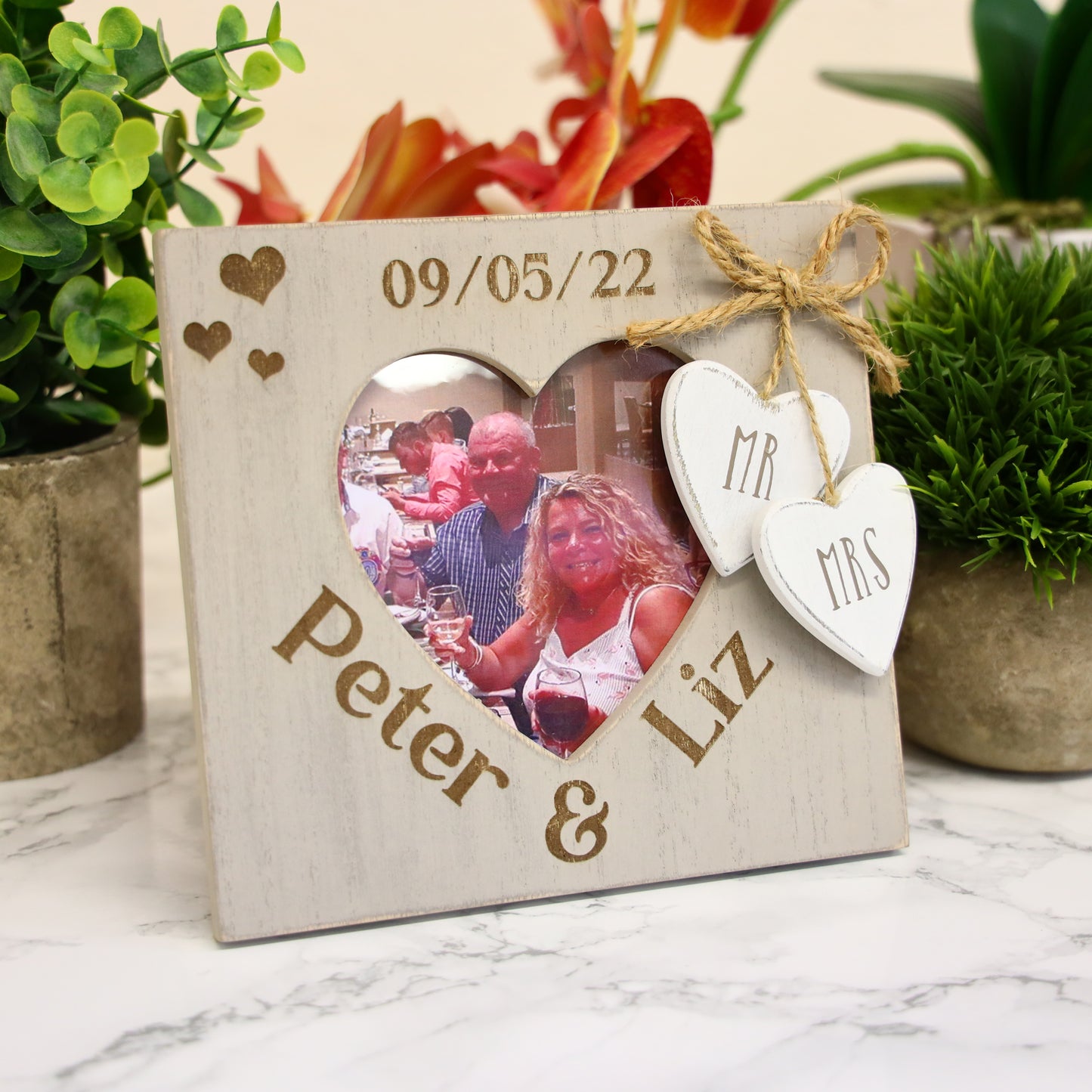 Personalised Engraved Wedding Day Photo Frame Gift - Always Looking Good -