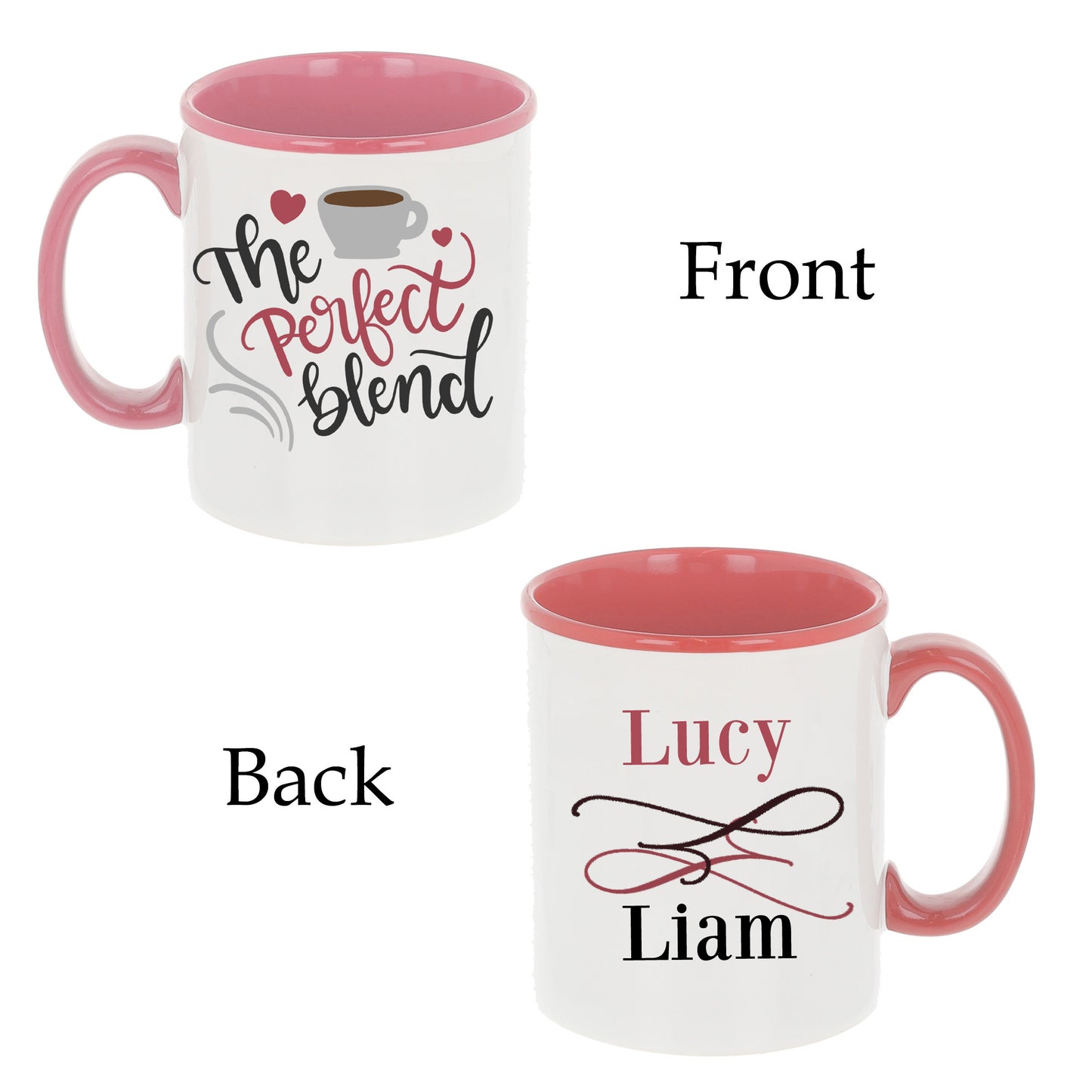Personalised Perfect Blend Couples Matching Mug Set Gift - Always Looking Good -
