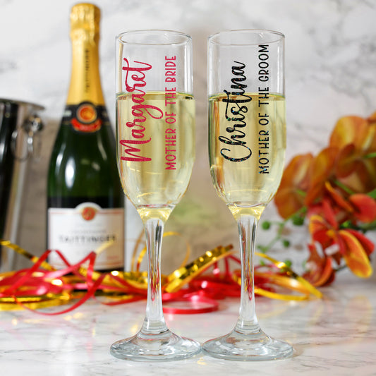 Personalised Champagne Flutes For Wedding Party - Always Looking Good -
