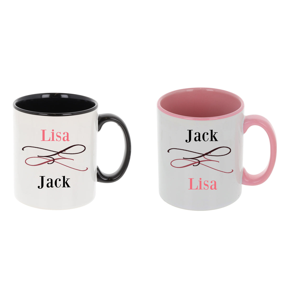 Personalised Perfect Blend Couples Matching Mug Set Gift - Always Looking Good -