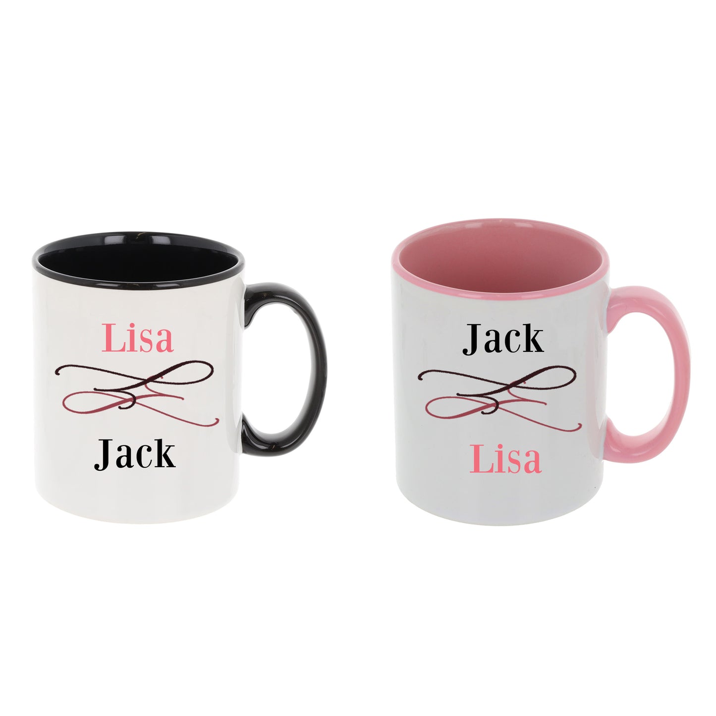 Personalised Perfect Blend Couples Matching Mug Set Gift - Always Looking Good -